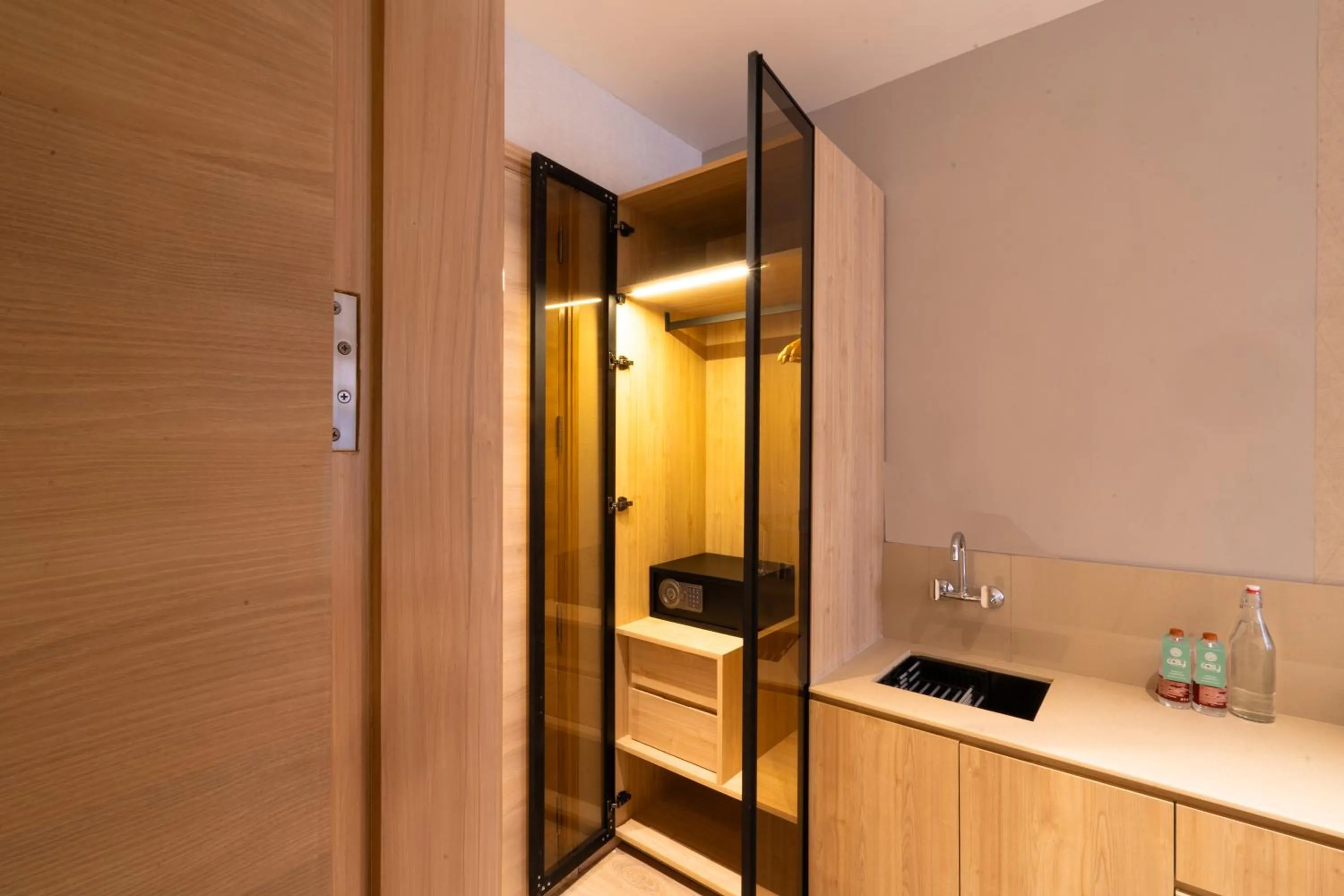Kitchen or kitchenette in Hotel Bluestone Prime Nehru Place by The Cosy hotels
