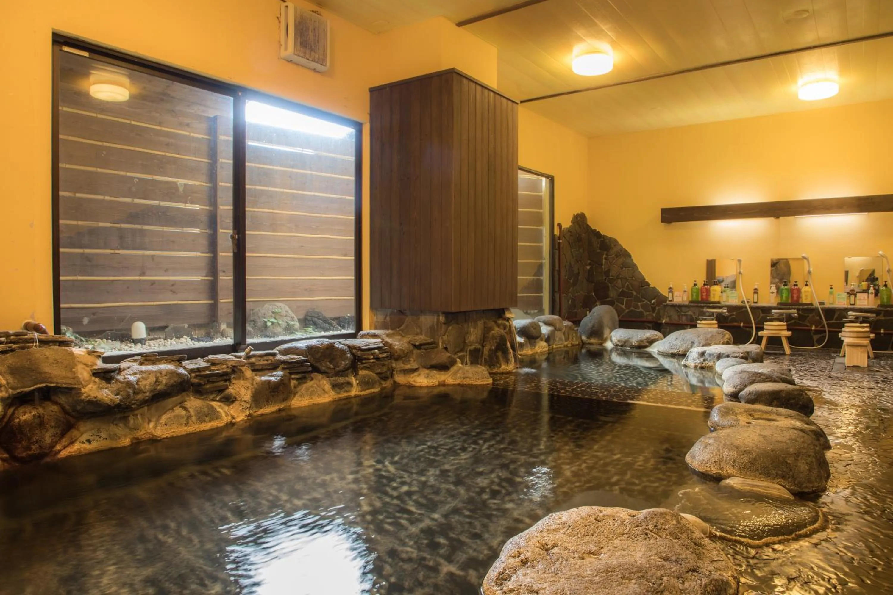 Hot Spring Bath in Yoshino