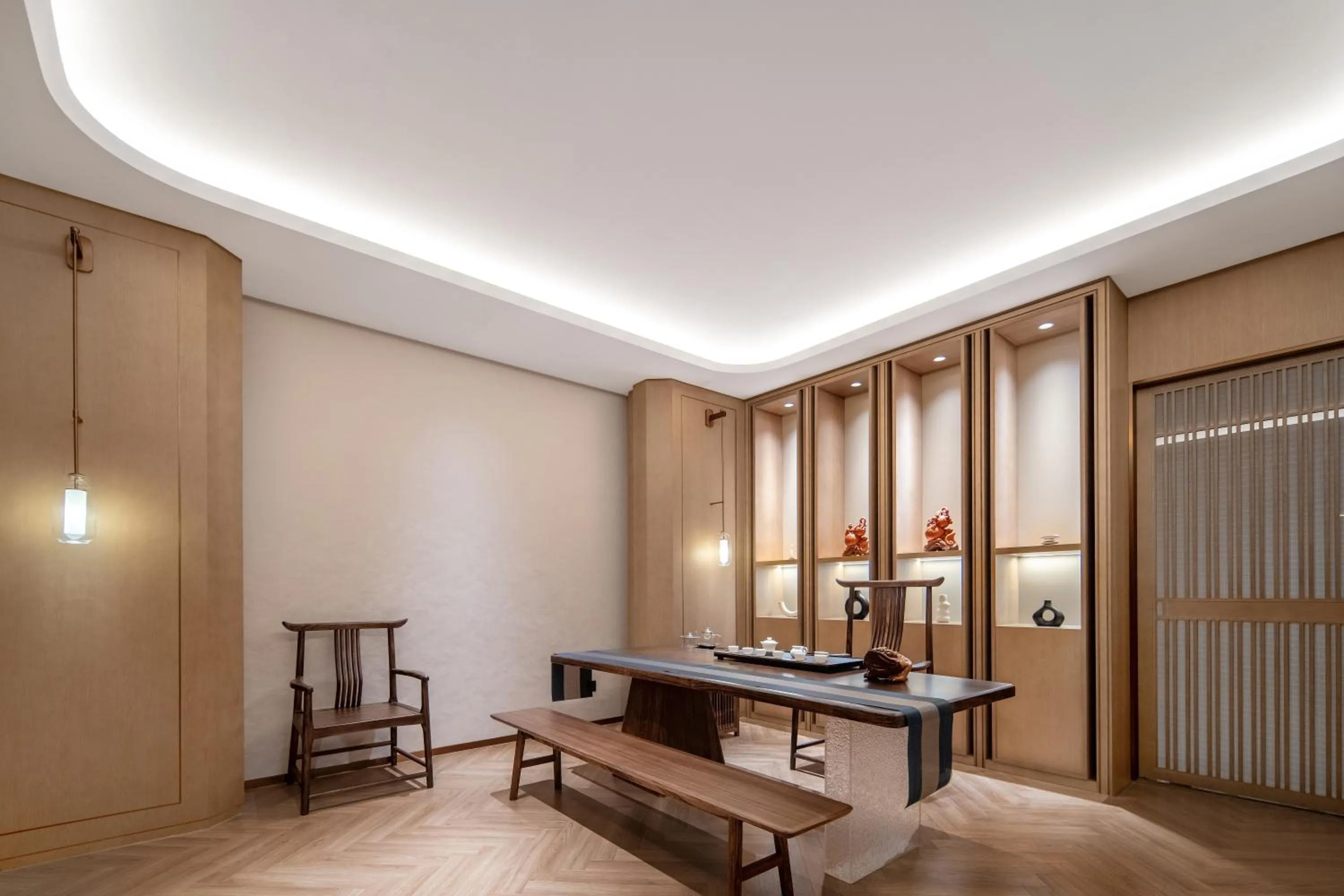 Living room in Wyndham Garden Shanghai Songjiang