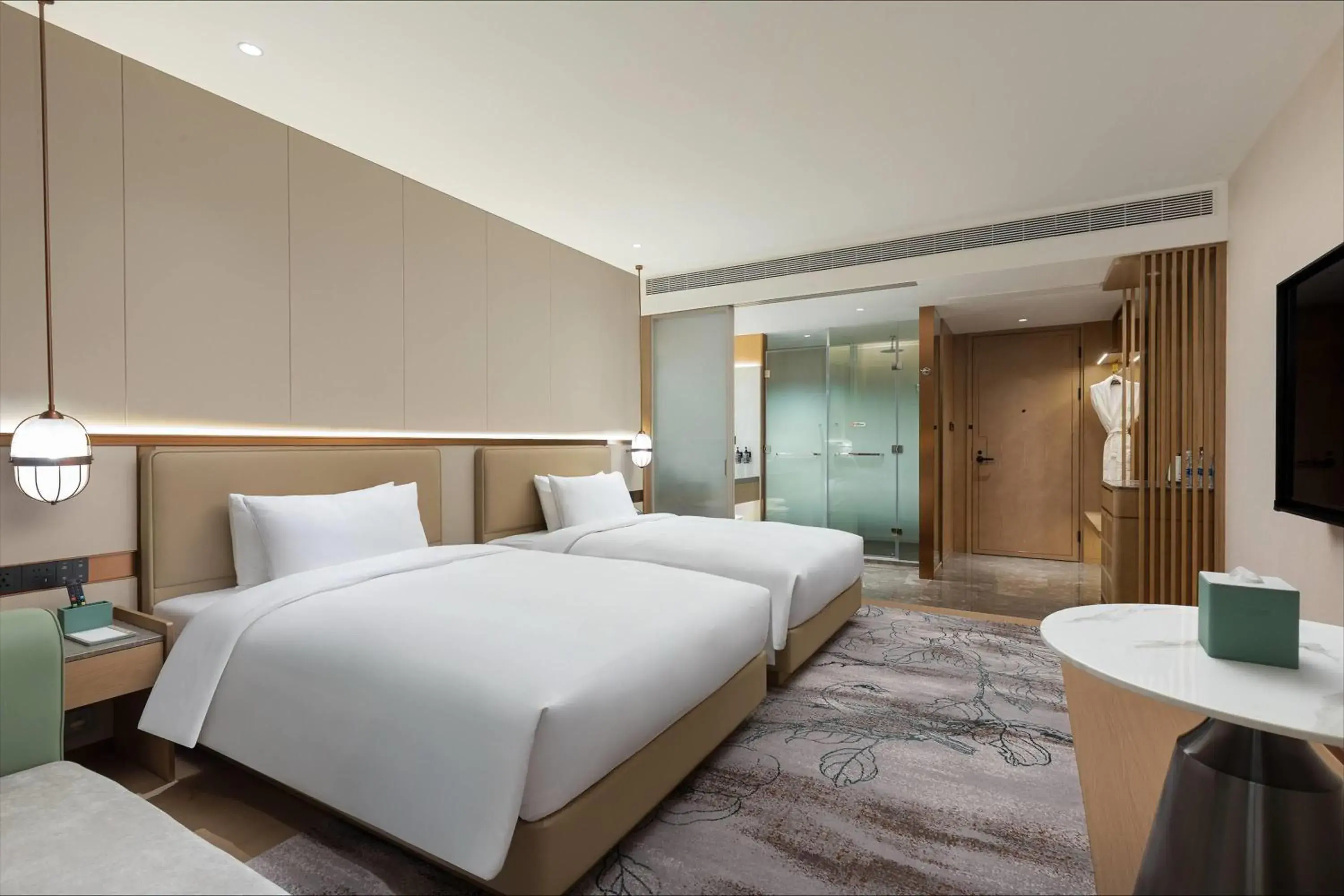 Business Twin Room - Non-Smoking in Wyndham Garden Shanghai Songjiang Business Twin Room - Non-Smoking in Wyndham Garden Shanghai Songjiang