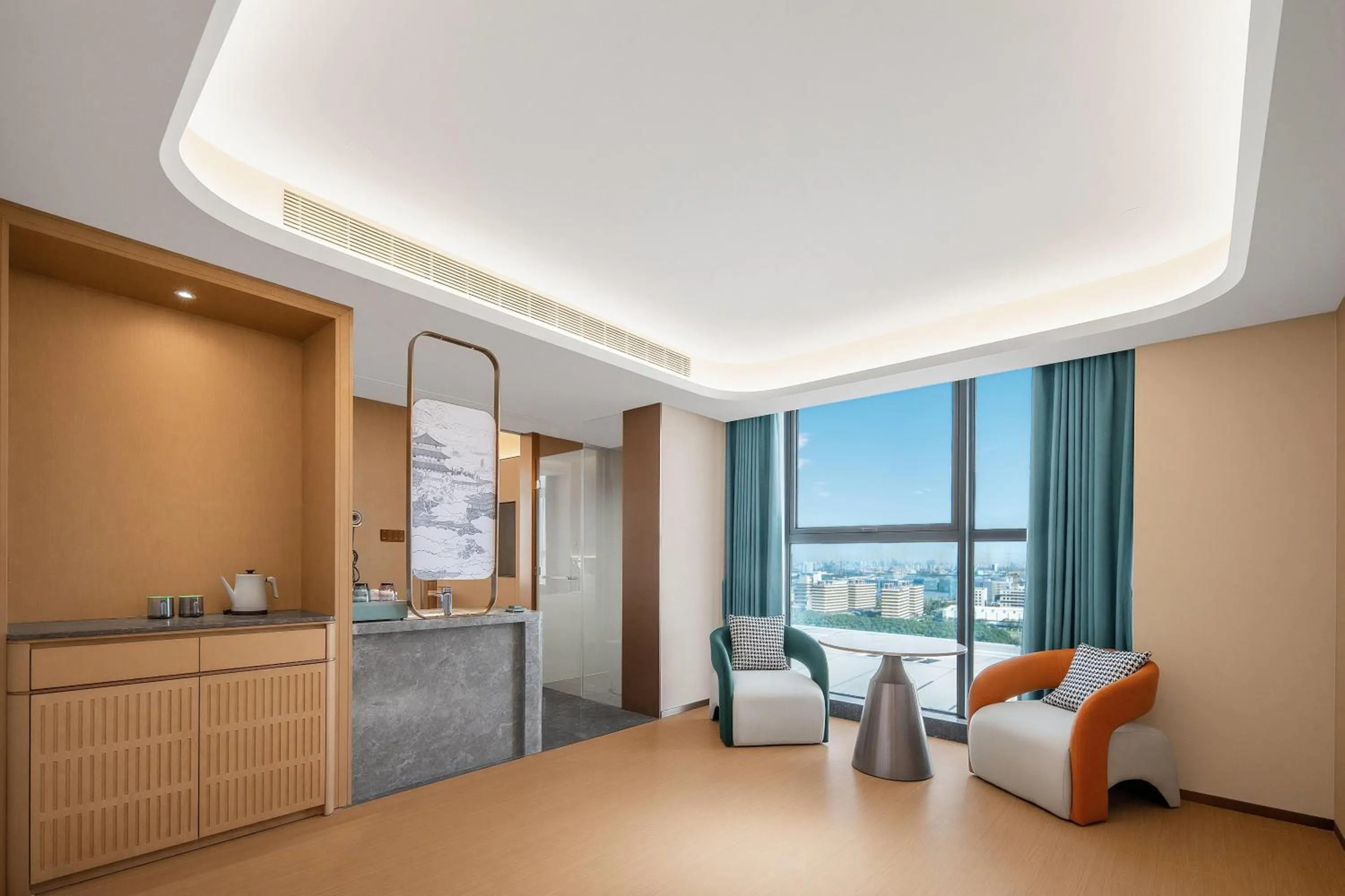 Photo of the whole room in Wyndham Garden Shanghai Songjiang