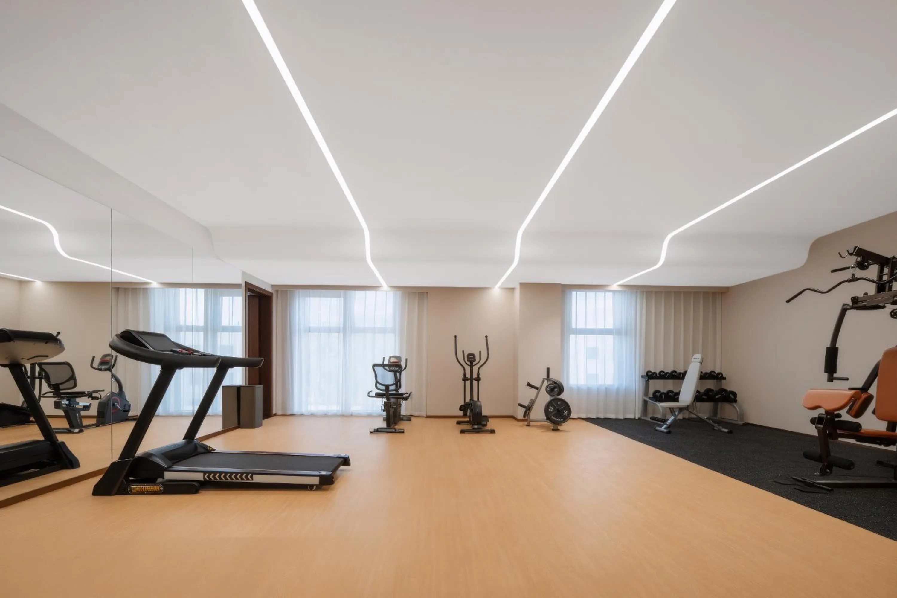 Fitness centre/facilities in Wyndham Garden Shanghai Songjiang