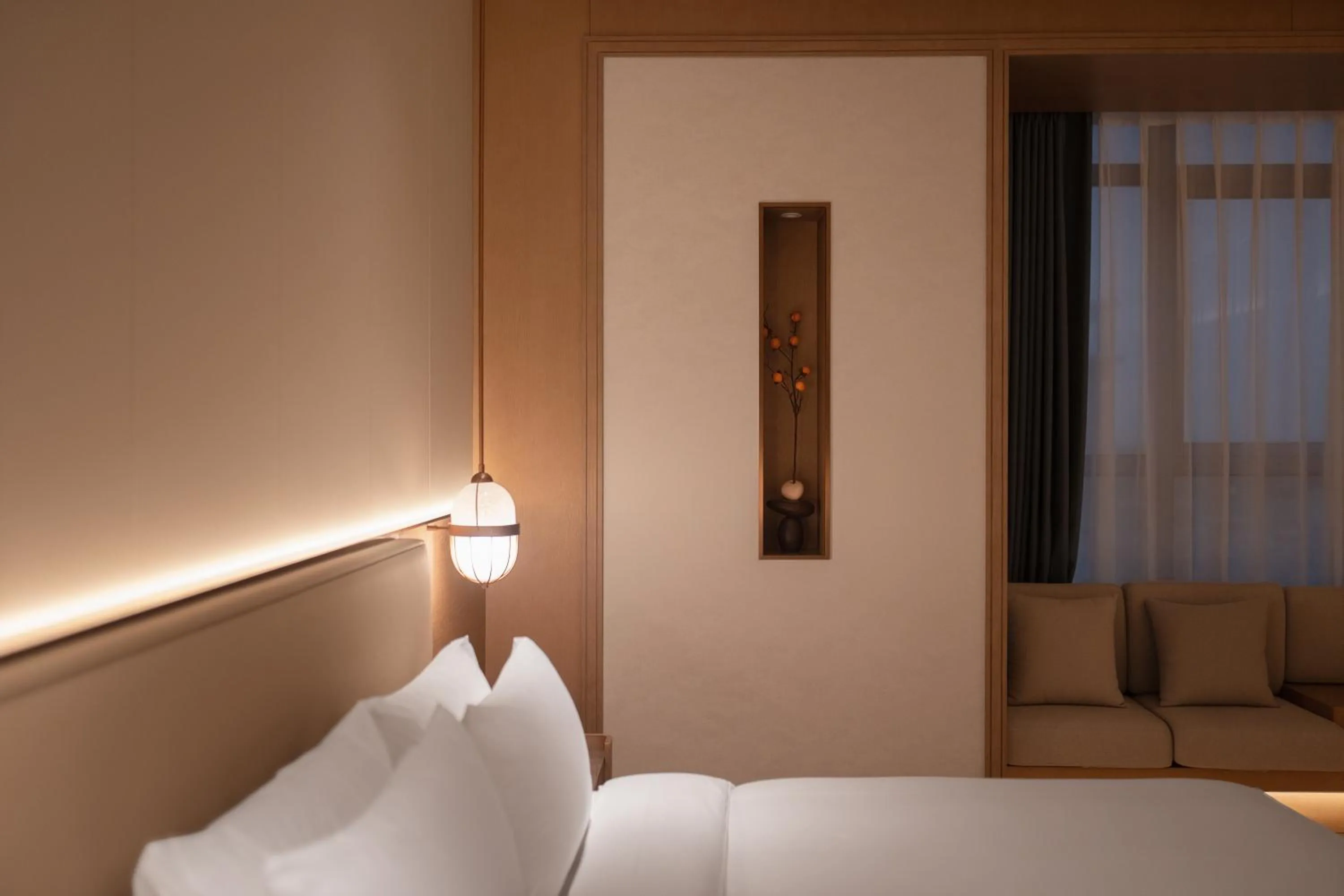 Bedroom, Bed in Wyndham Garden Shanghai Songjiang