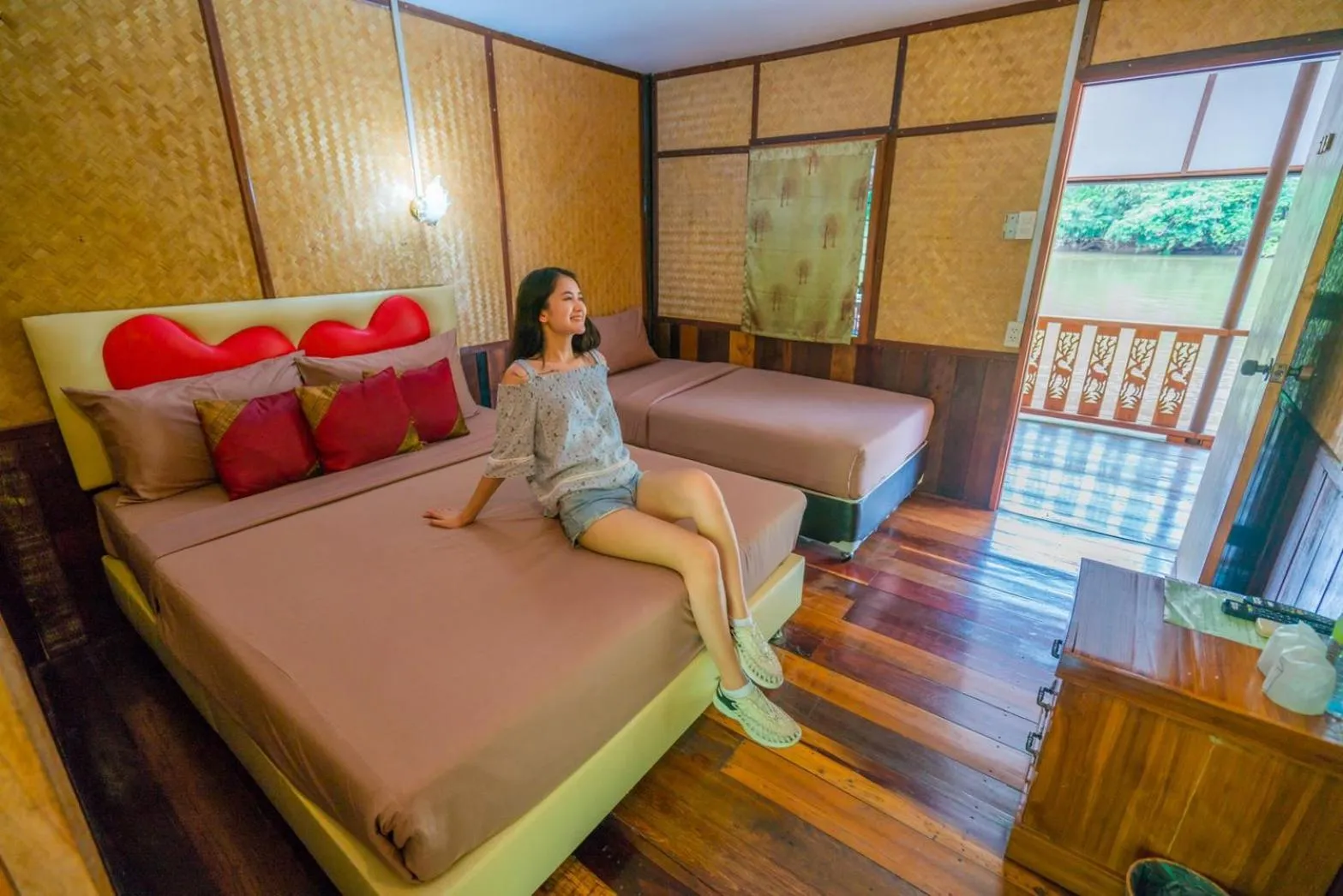 Bedroom, Bed in Star Hill River Kwai Resort