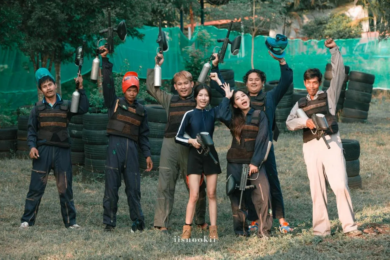 People in Star Hill River Kwai Resort