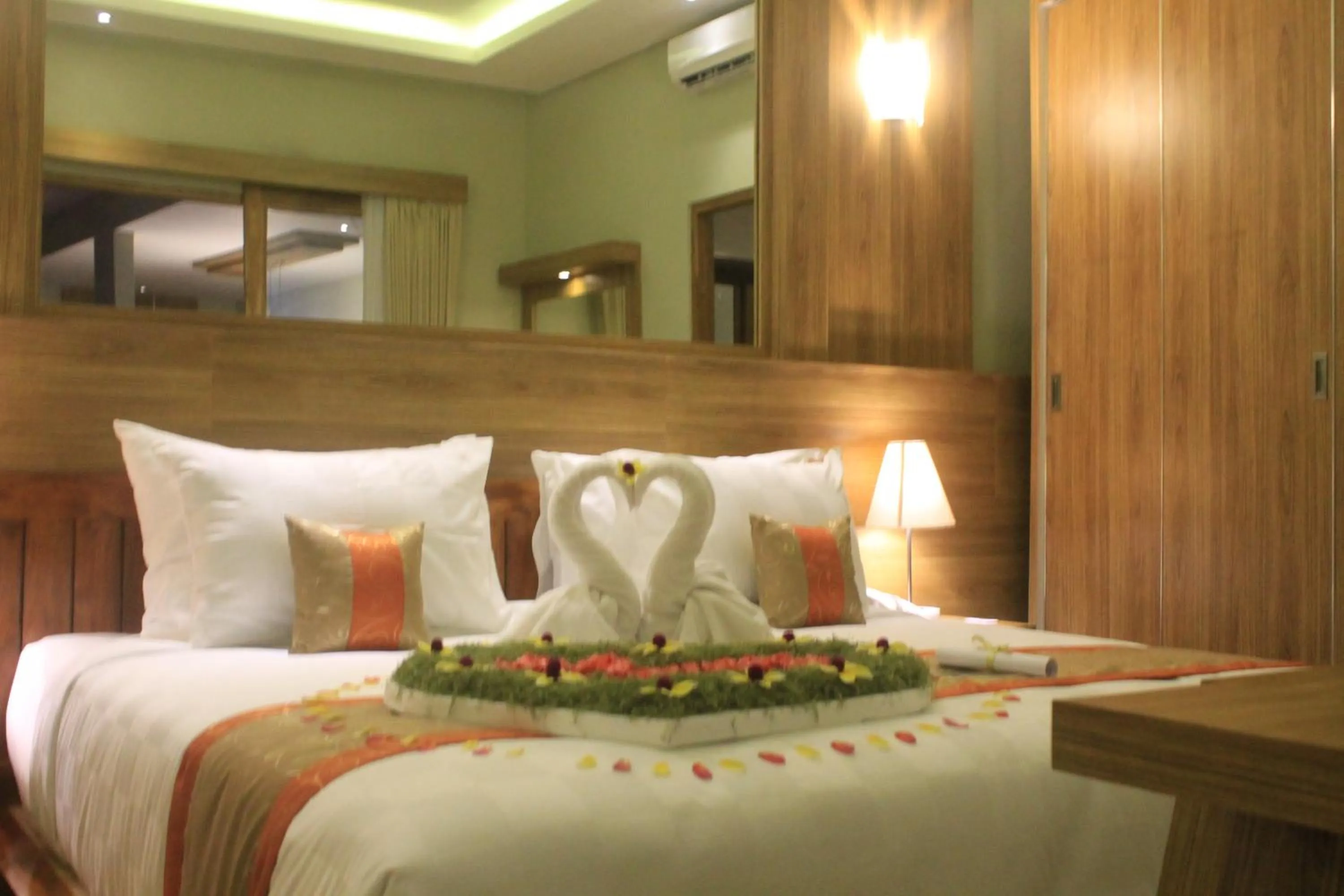 Bed in Buana Bali Villas & Spa