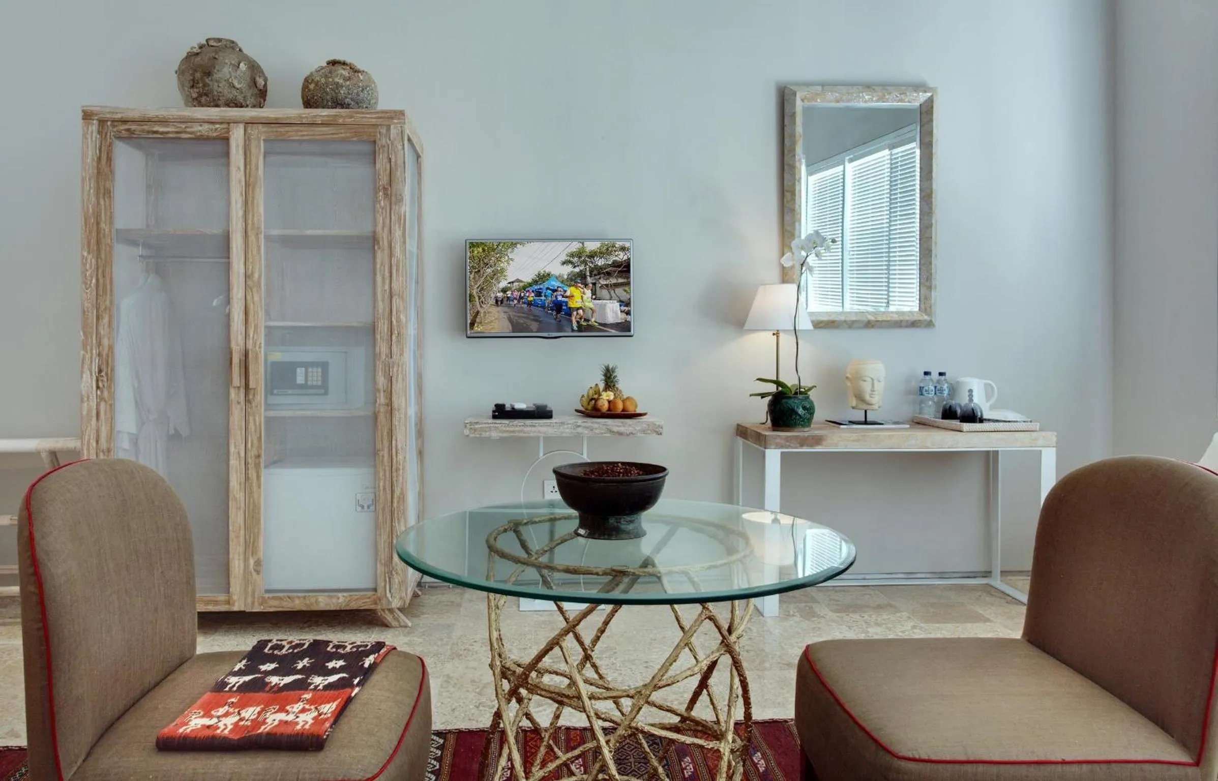 Seating area in Room & Vespa 4 - Central Seminyak Near Beach