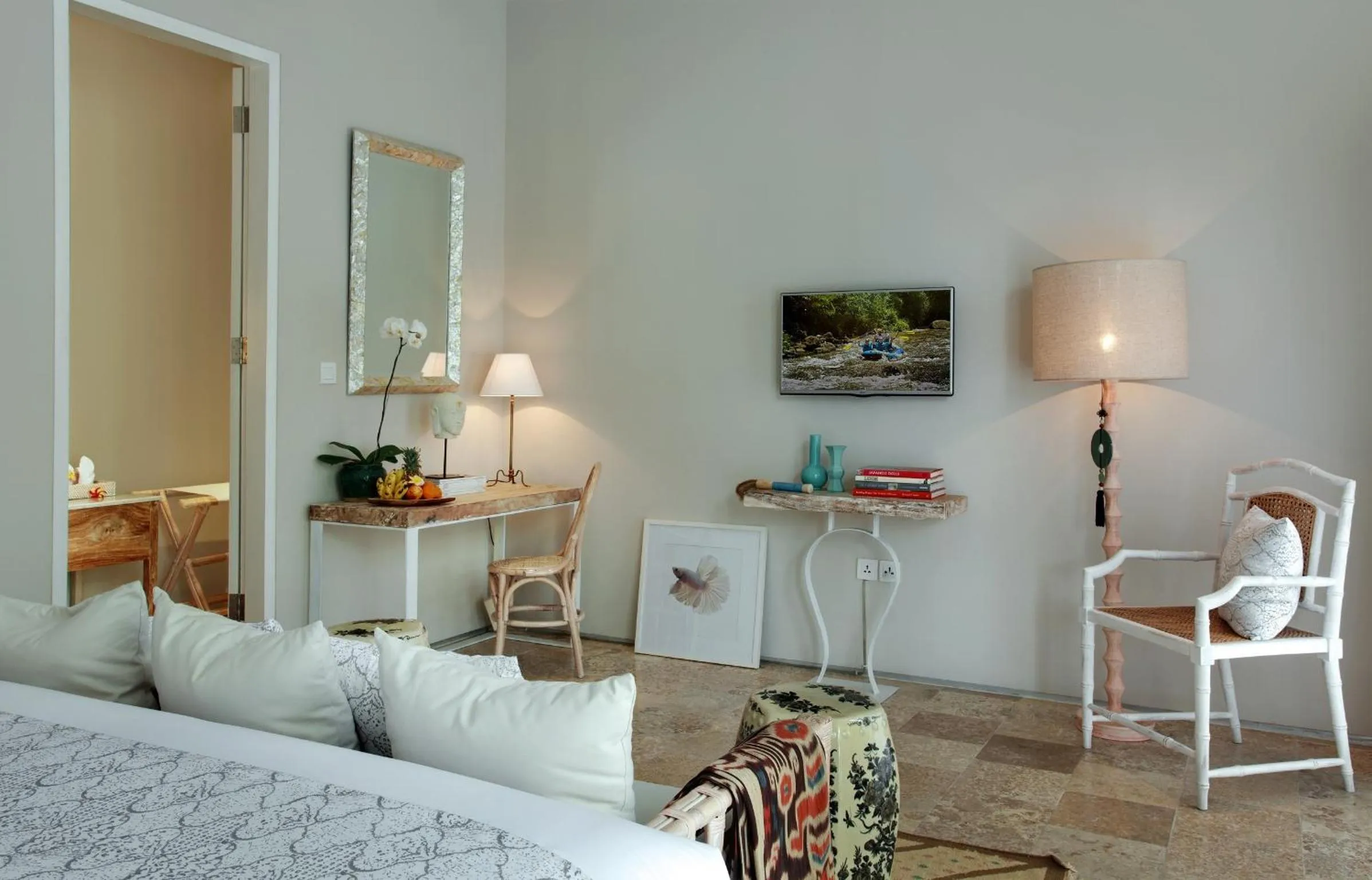 Bedroom in Room & Vespa 4 - Central Seminyak Near Beach