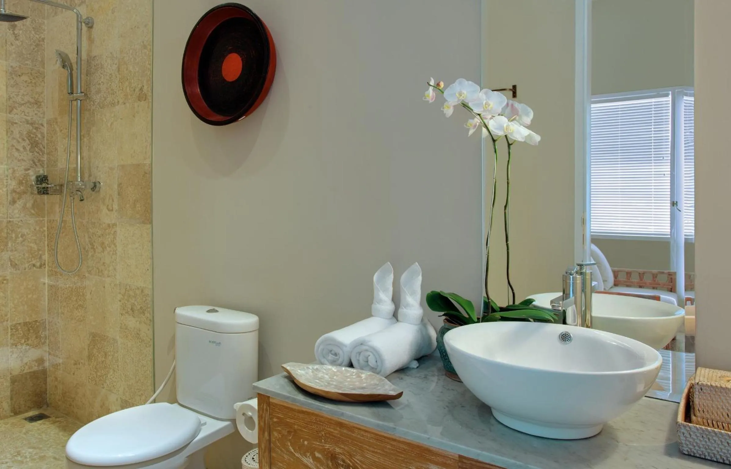 Bathroom in Room & Vespa 4 - Central Seminyak Near Beach