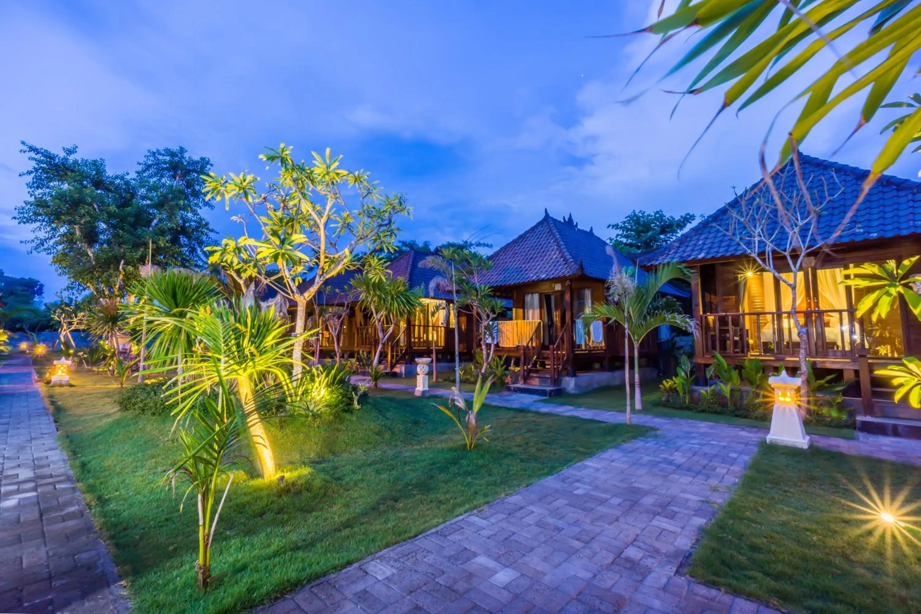 Garden in The Cozy Villas Lembongan