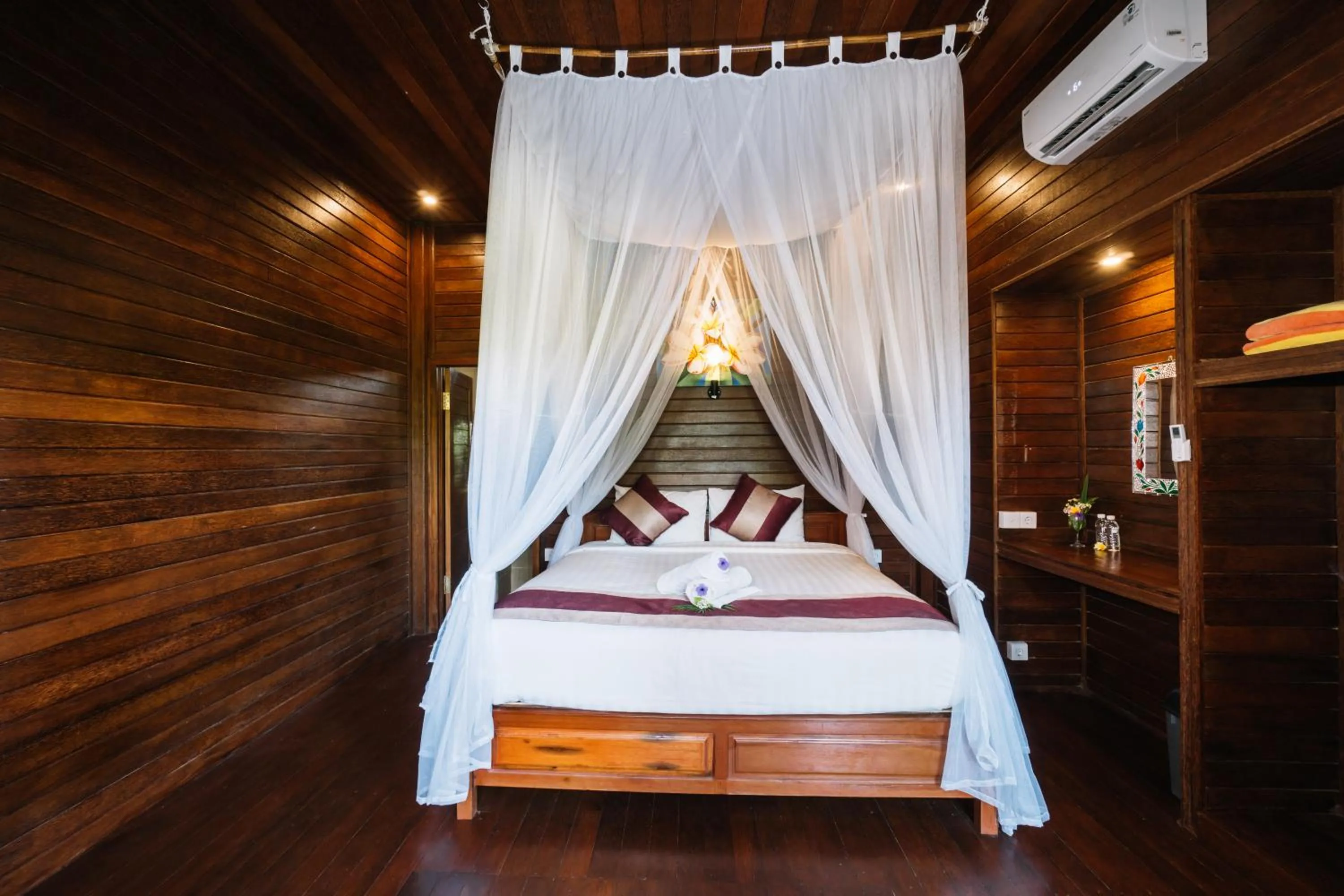 Bed in The Cozy Villas Lembongan