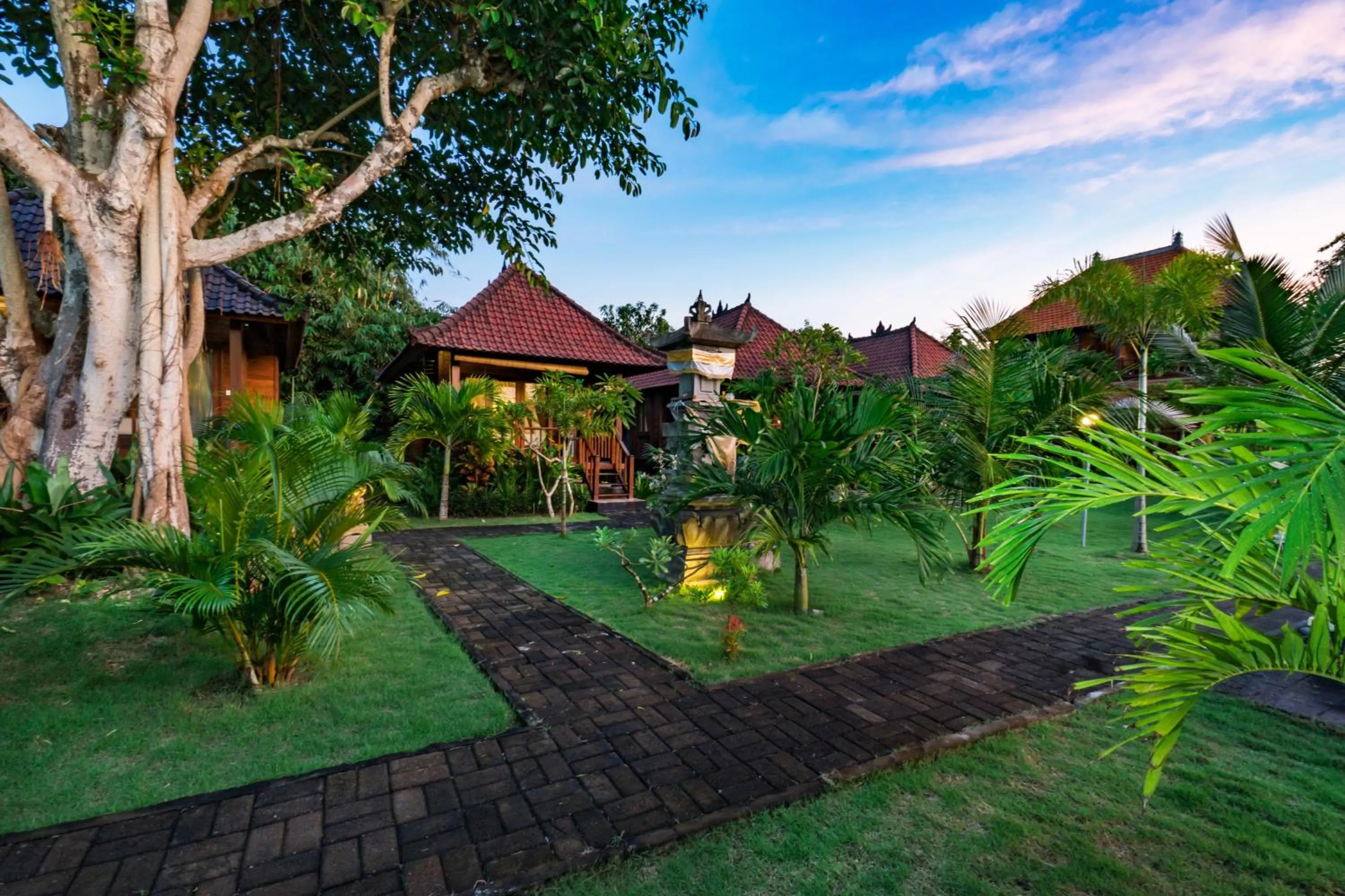 Garden in The Cozy Villas Lembongan