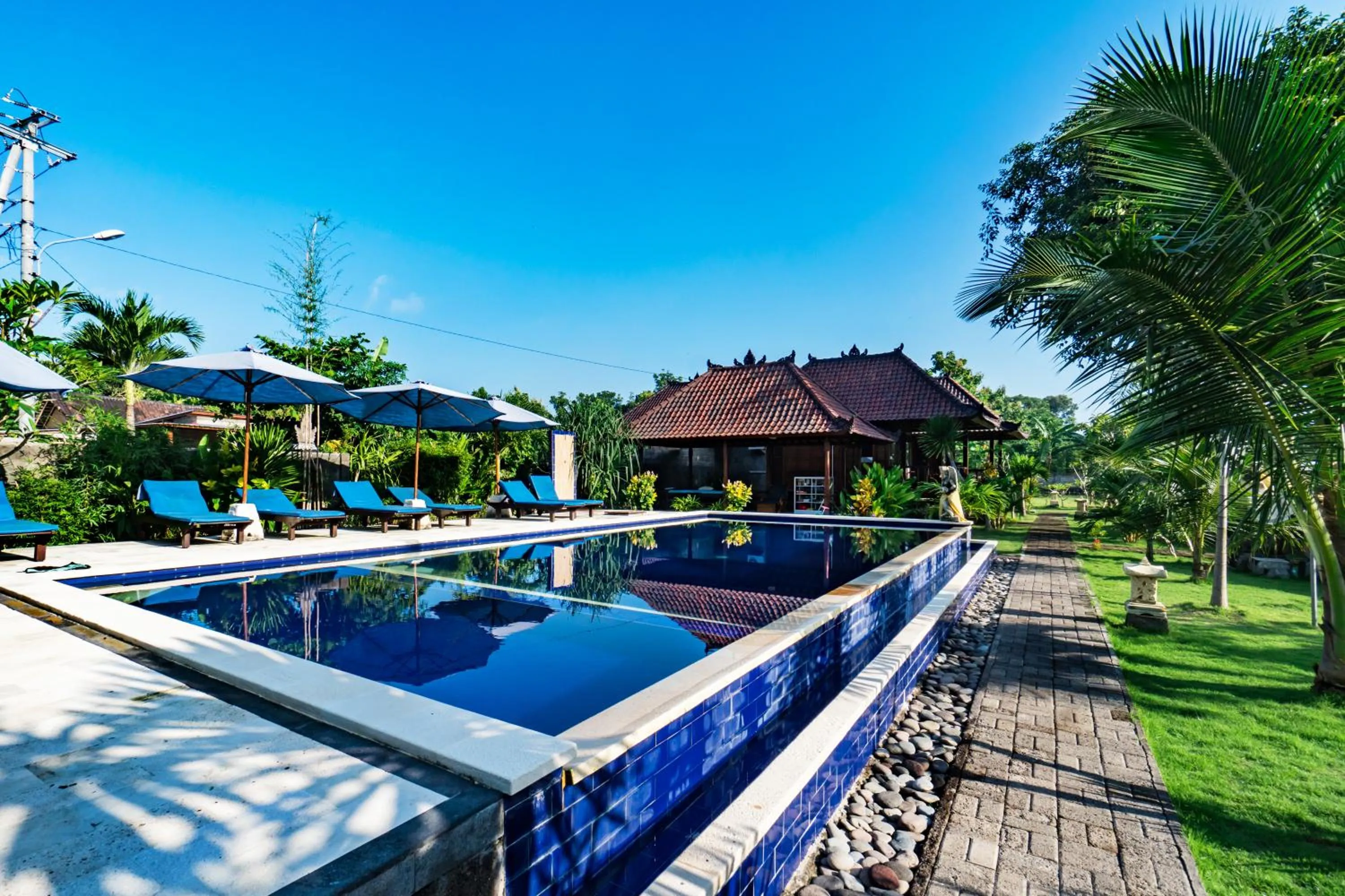 Swimming pool in The Cozy Villas Lembongan