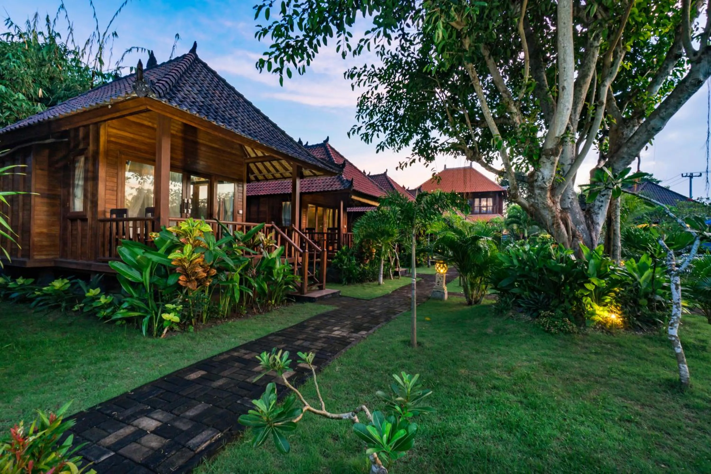Garden in The Cozy Villas Lembongan