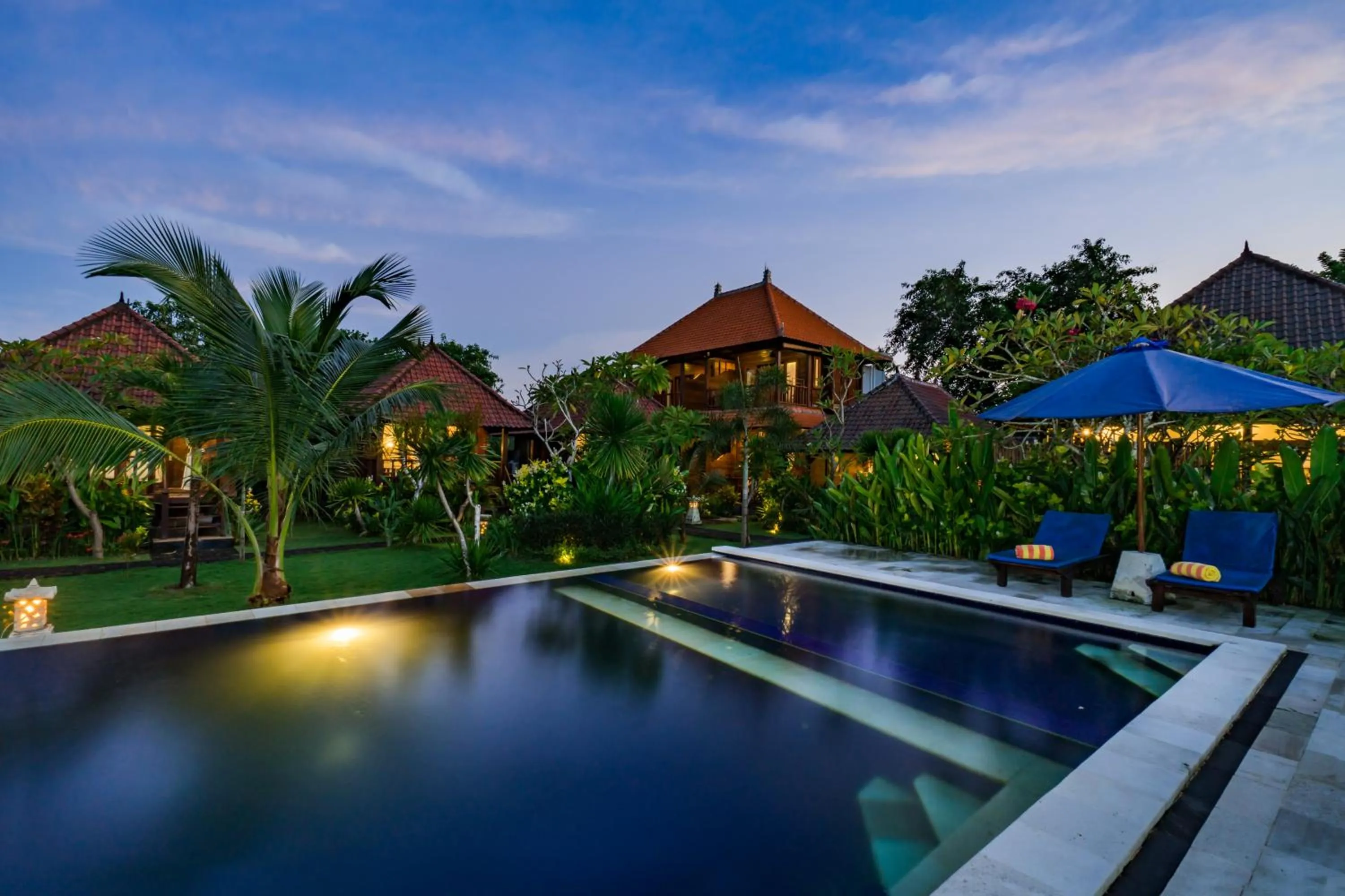Swimming pool in The Cozy Villas Lembongan