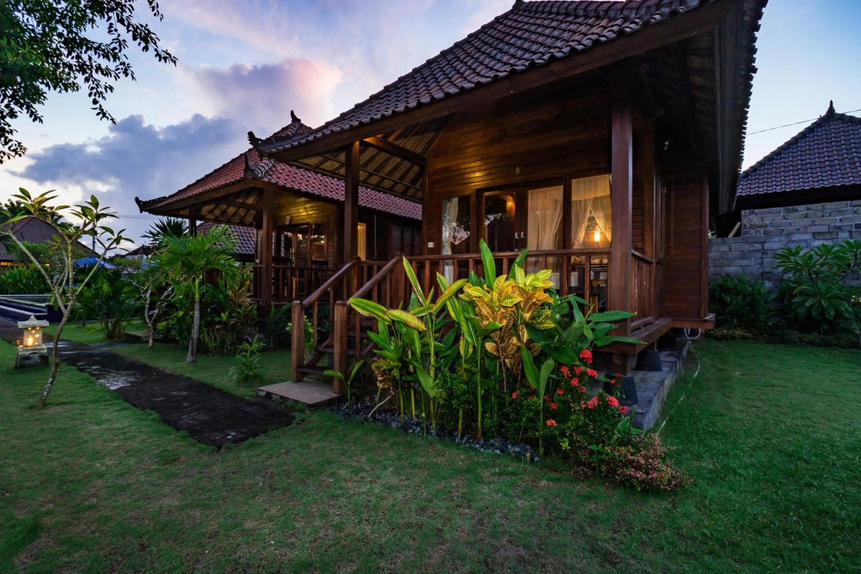 Garden in The Cozy Villas Lembongan