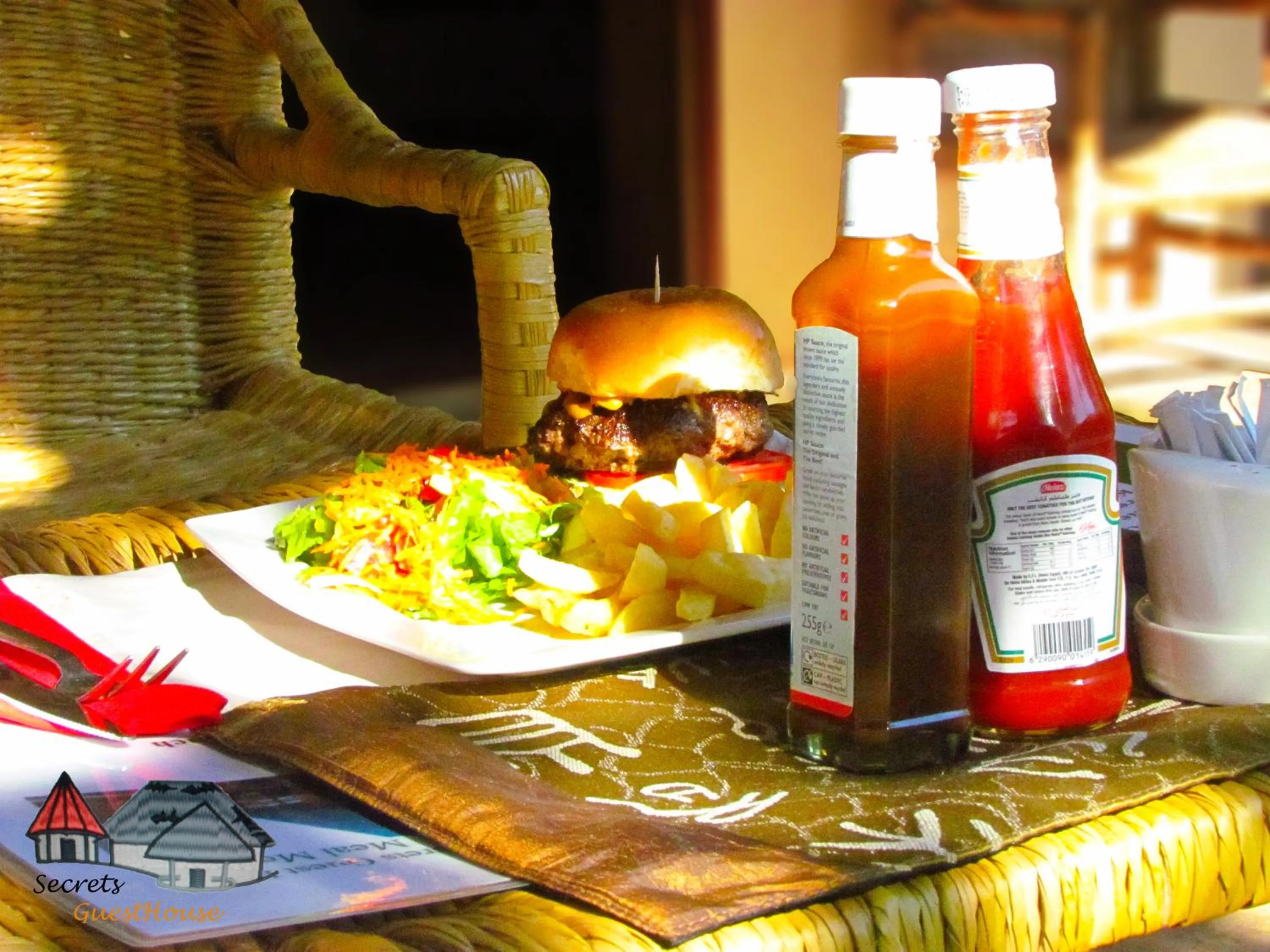Food close-up in Secrets Guest House
