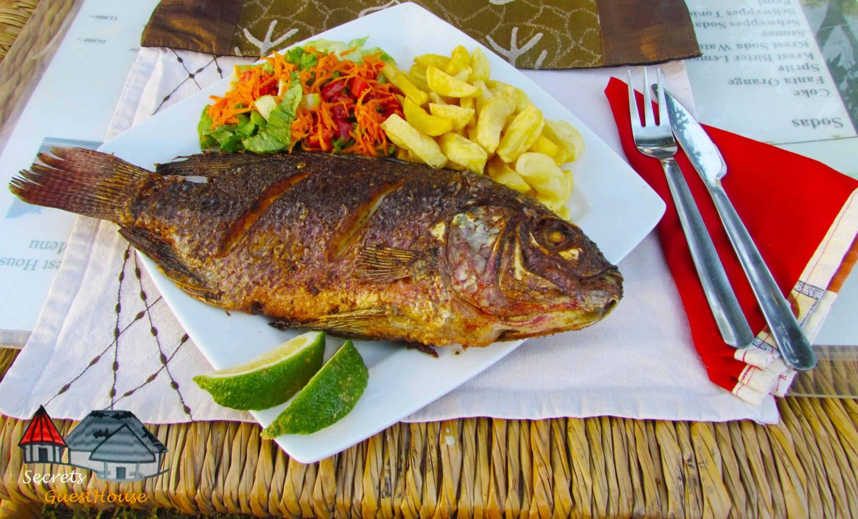 Food close-up in Secrets Guest House