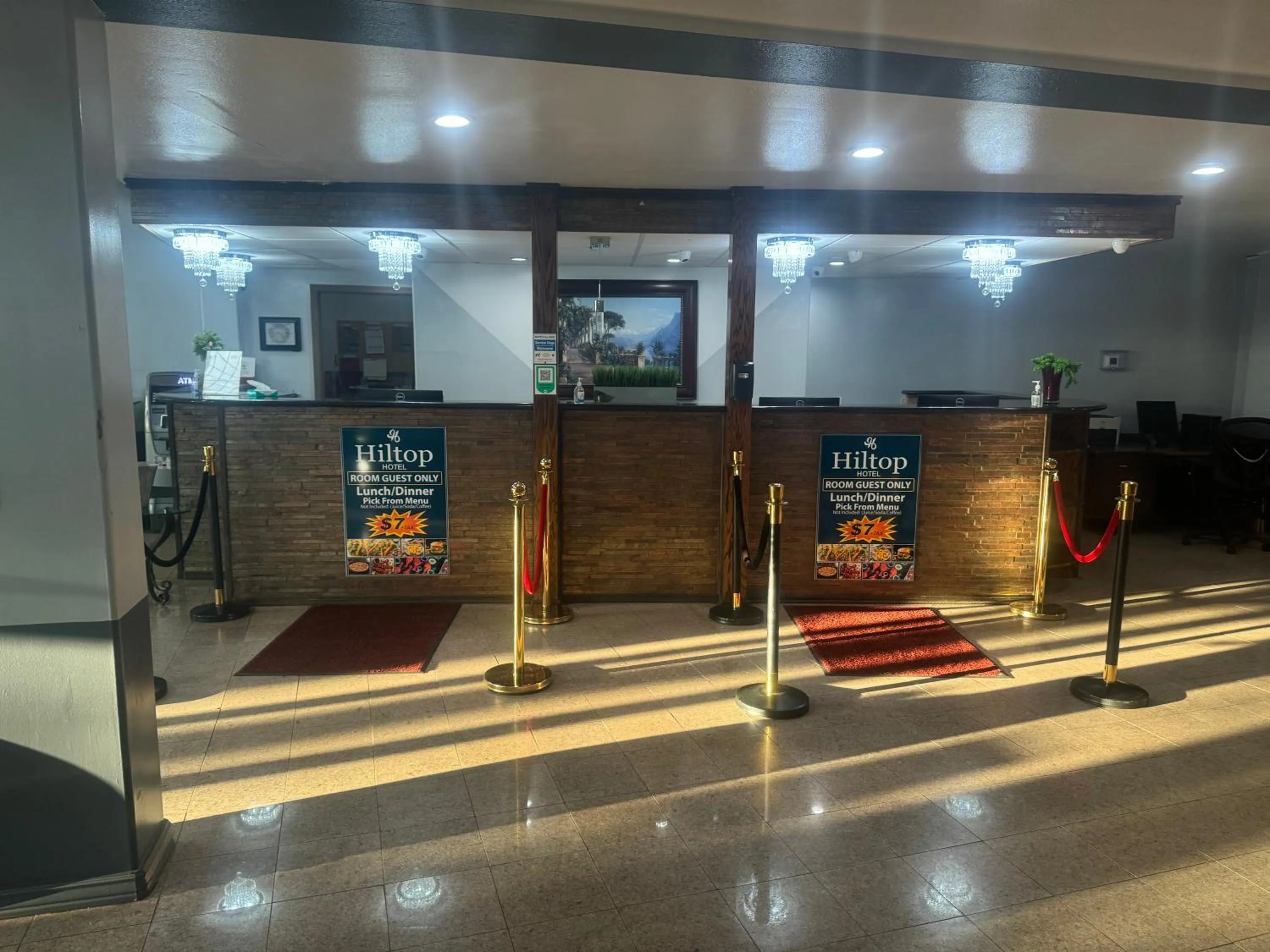 Lobby or reception in Hiltop Hotel