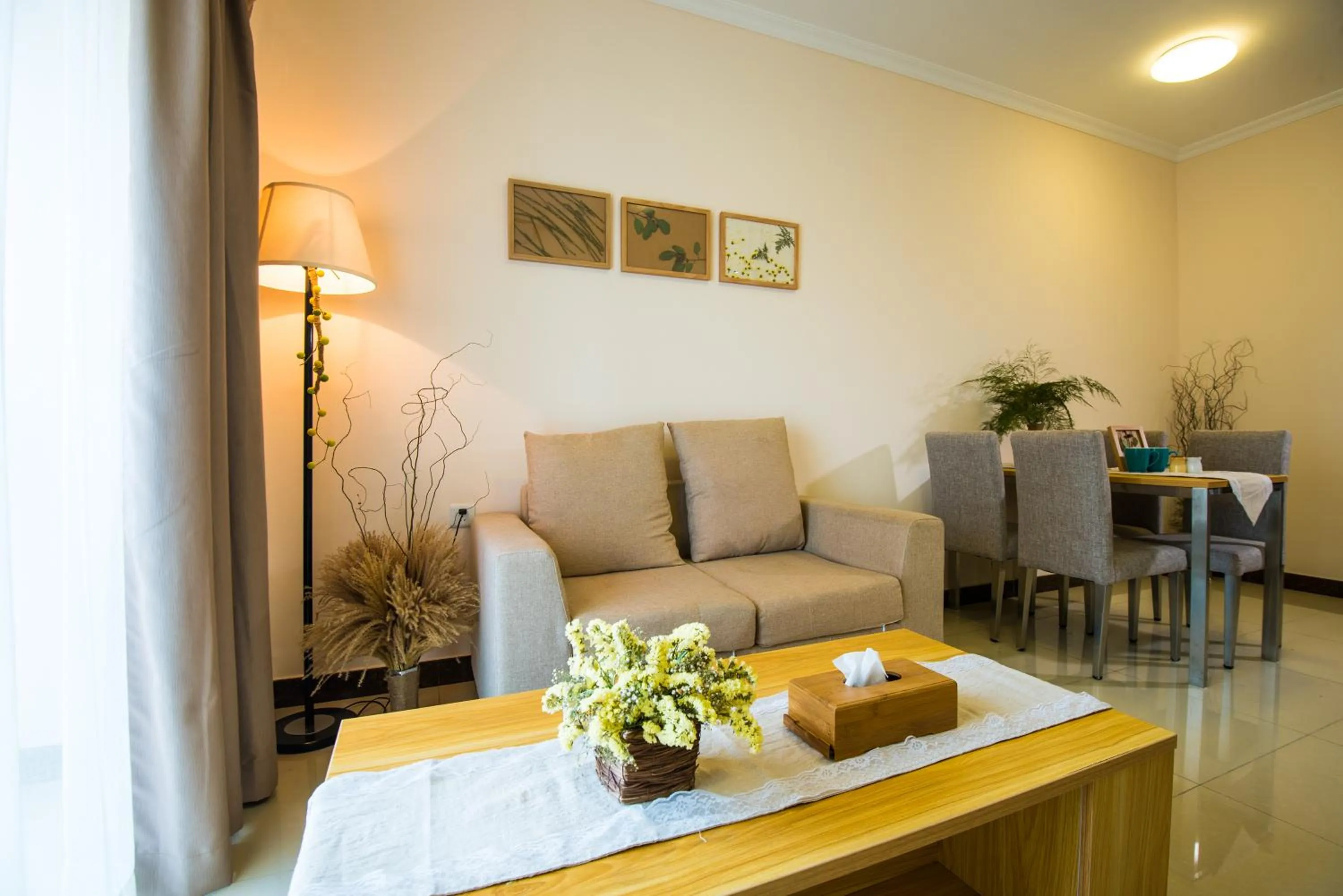 Living room in Xizhengjia Apartment Hotel Pazhou Complex