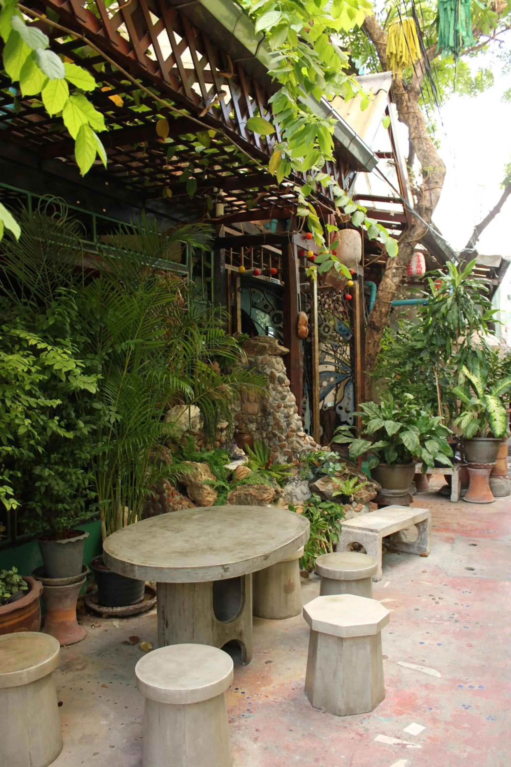 Garden in Shanti Lodge
