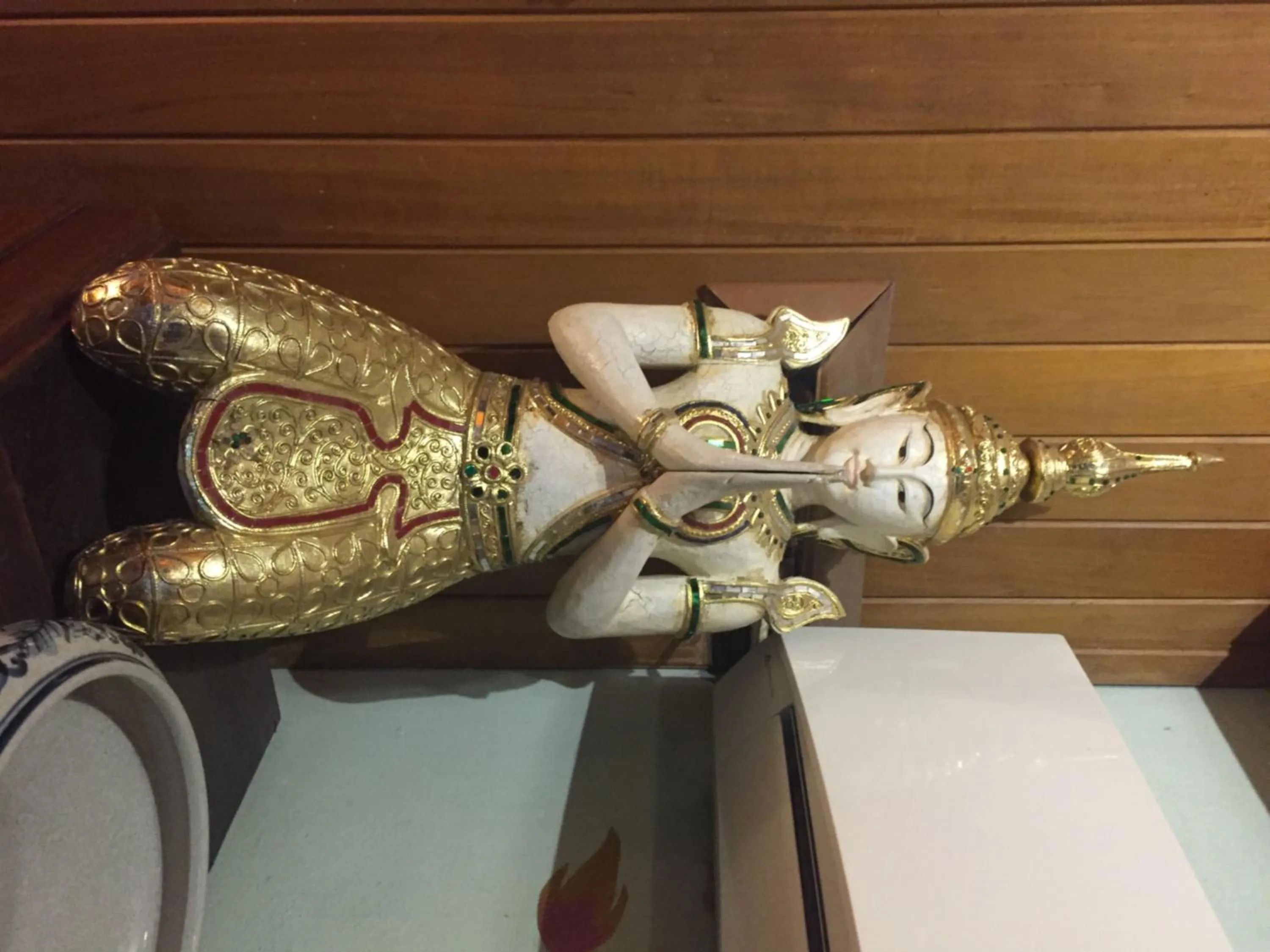 Decorative detail in Shanti Lodge