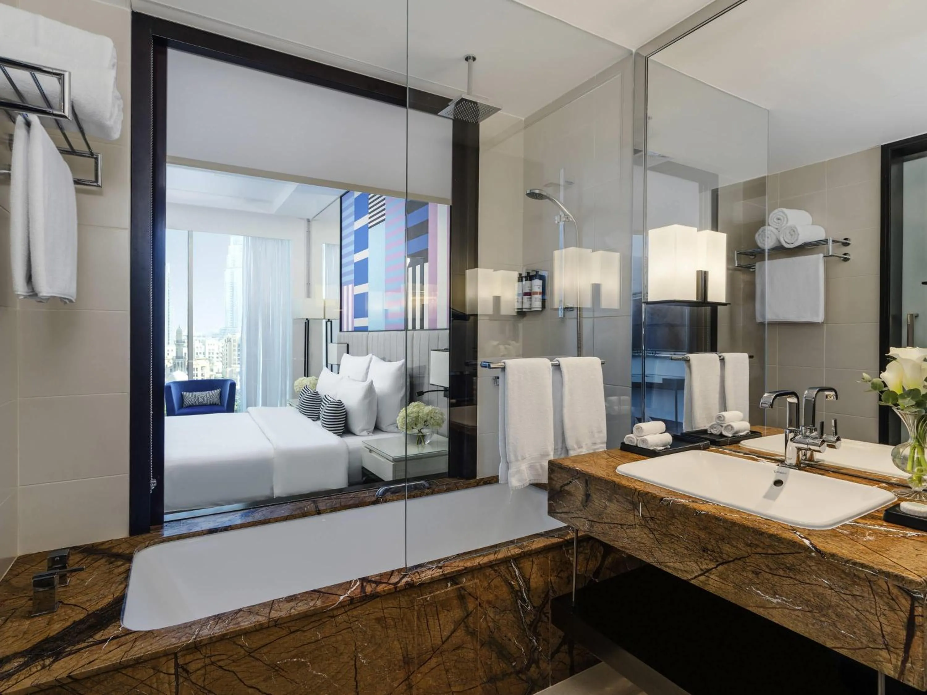 Bedroom, Bed in Pullman Dubai Downtown