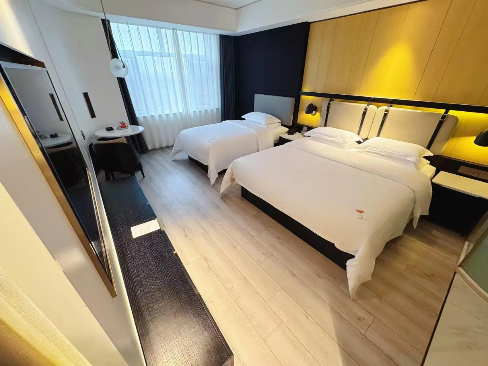 Bed in Jinyi Hotel Baotou Rare Earth High-tech Zone
