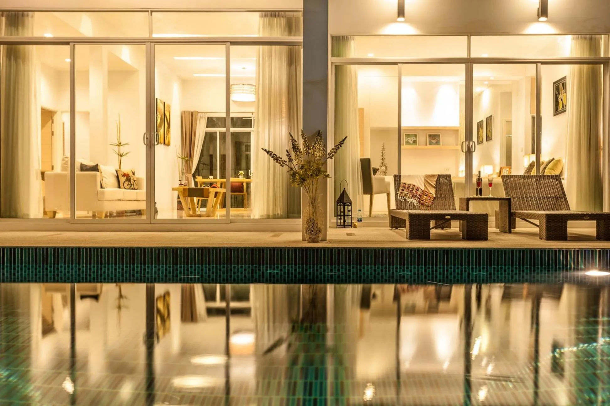 Swimming pool in Sivana Gardens Villas Hua-Hin