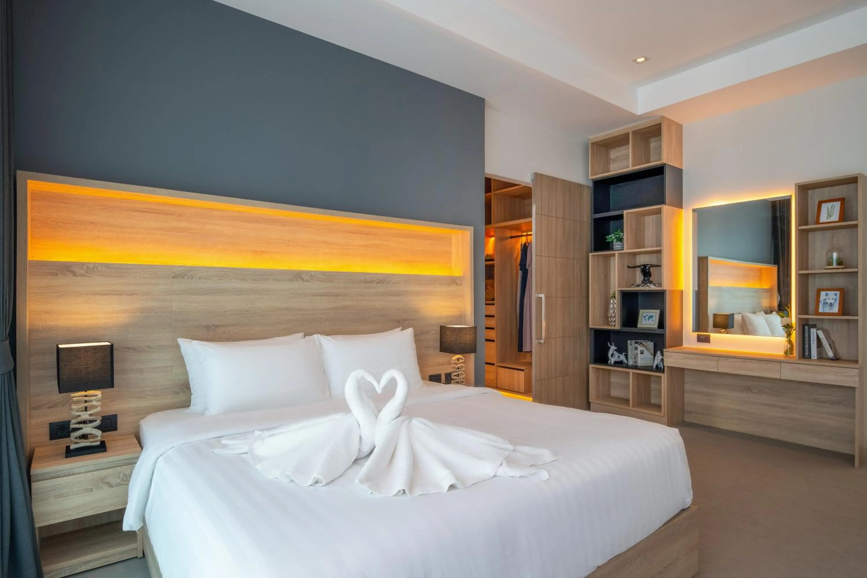 Bedroom, Bed in Sivana Gardens Villas Hua-Hin