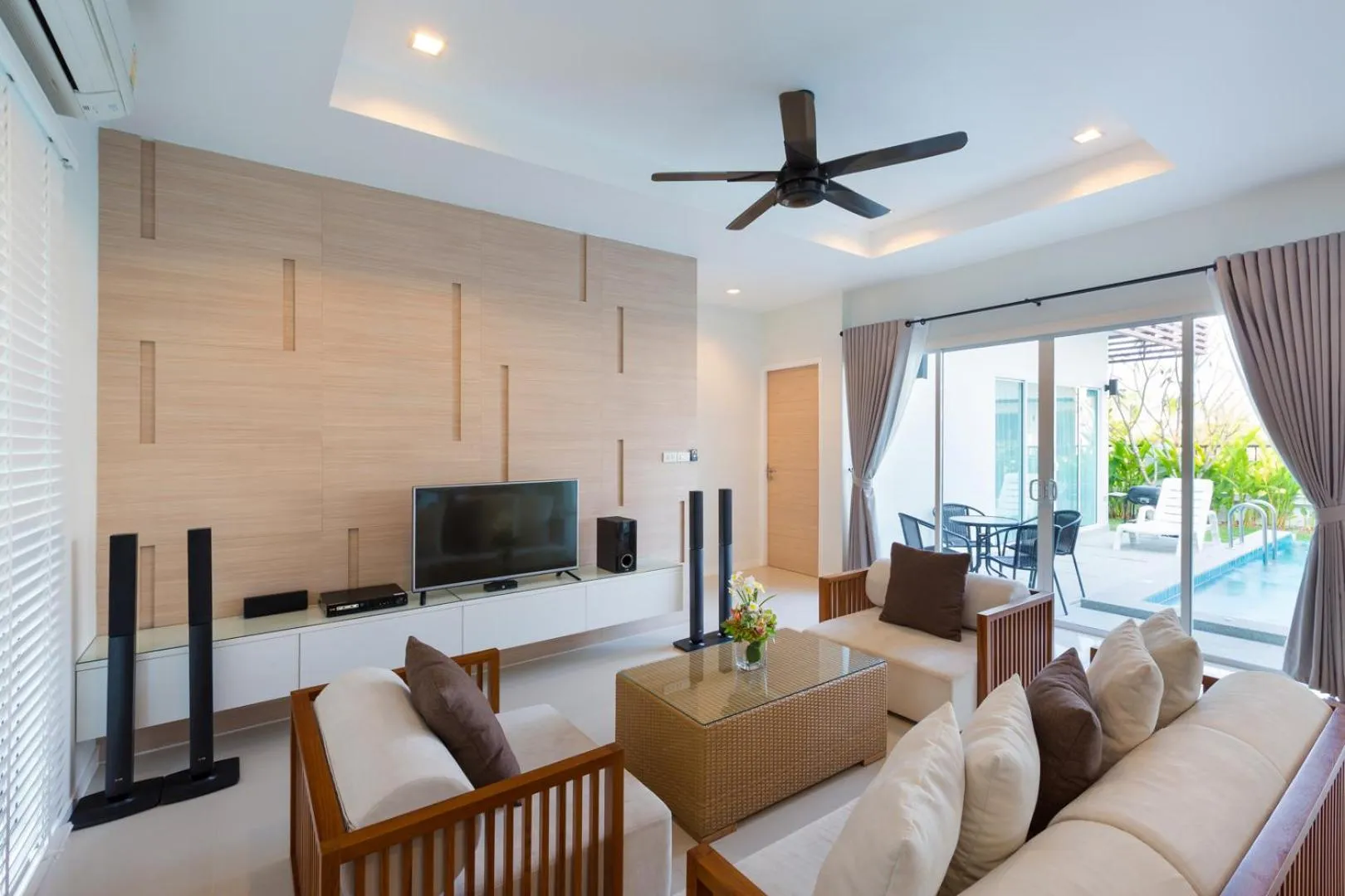 Living room in Sivana Gardens Villas Hua-Hin