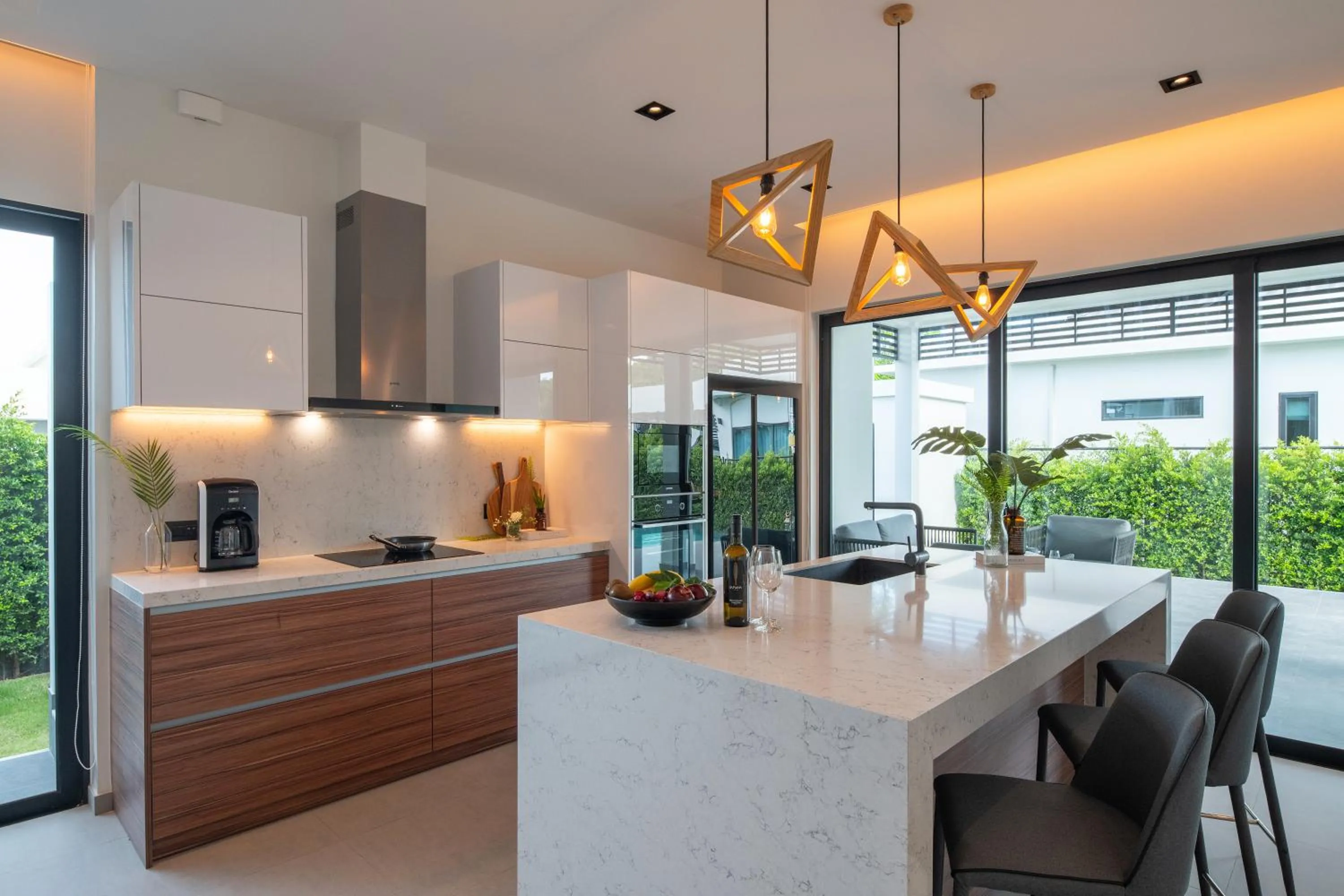 Kitchen or kitchenette in Sivana Gardens Villas Hua-Hin