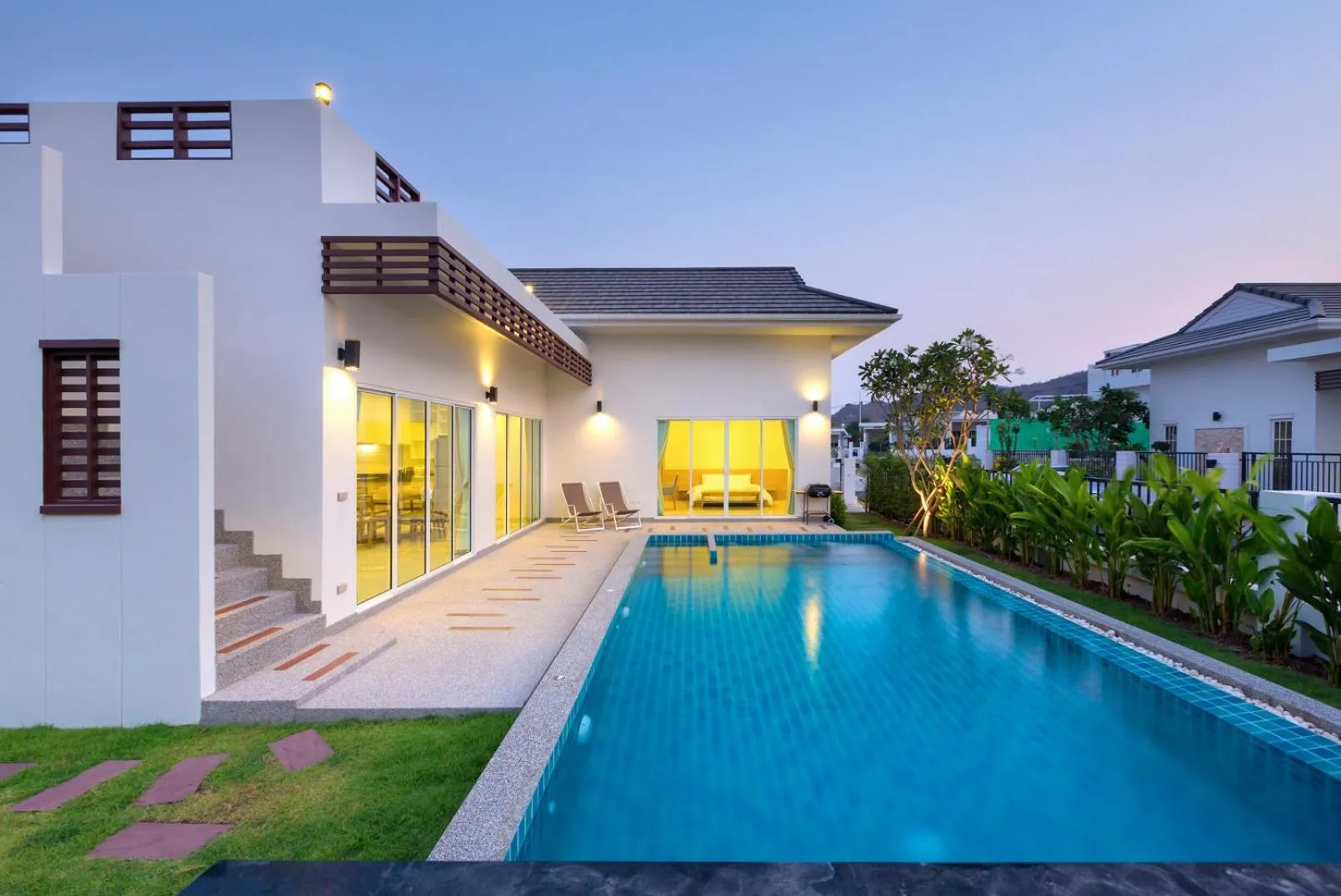 Swimming pool in Sivana Gardens Villas Hua-Hin