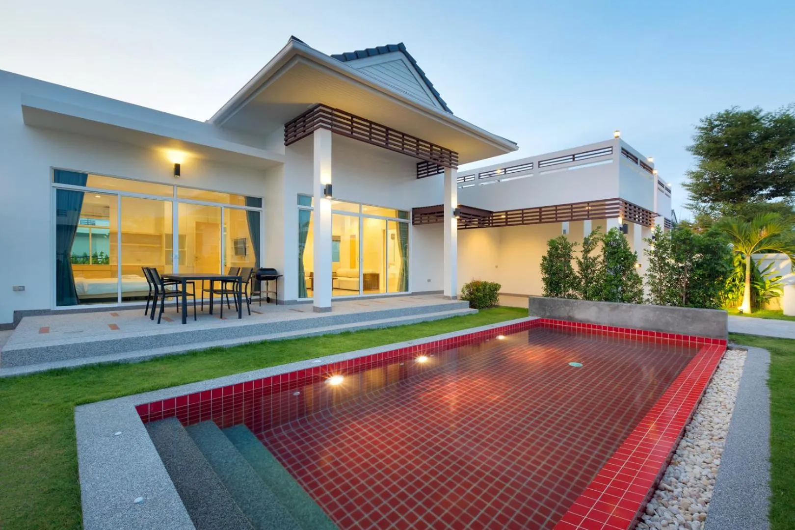 Swimming pool in Sivana Gardens Villas Hua-Hin