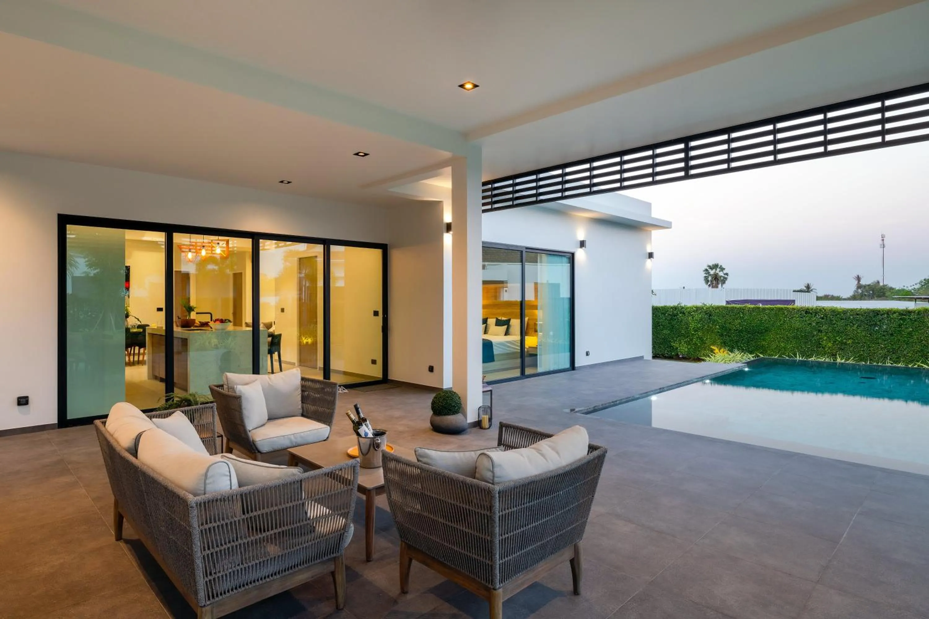 Balcony/Terrace in Sivana Gardens Villas Hua-Hin