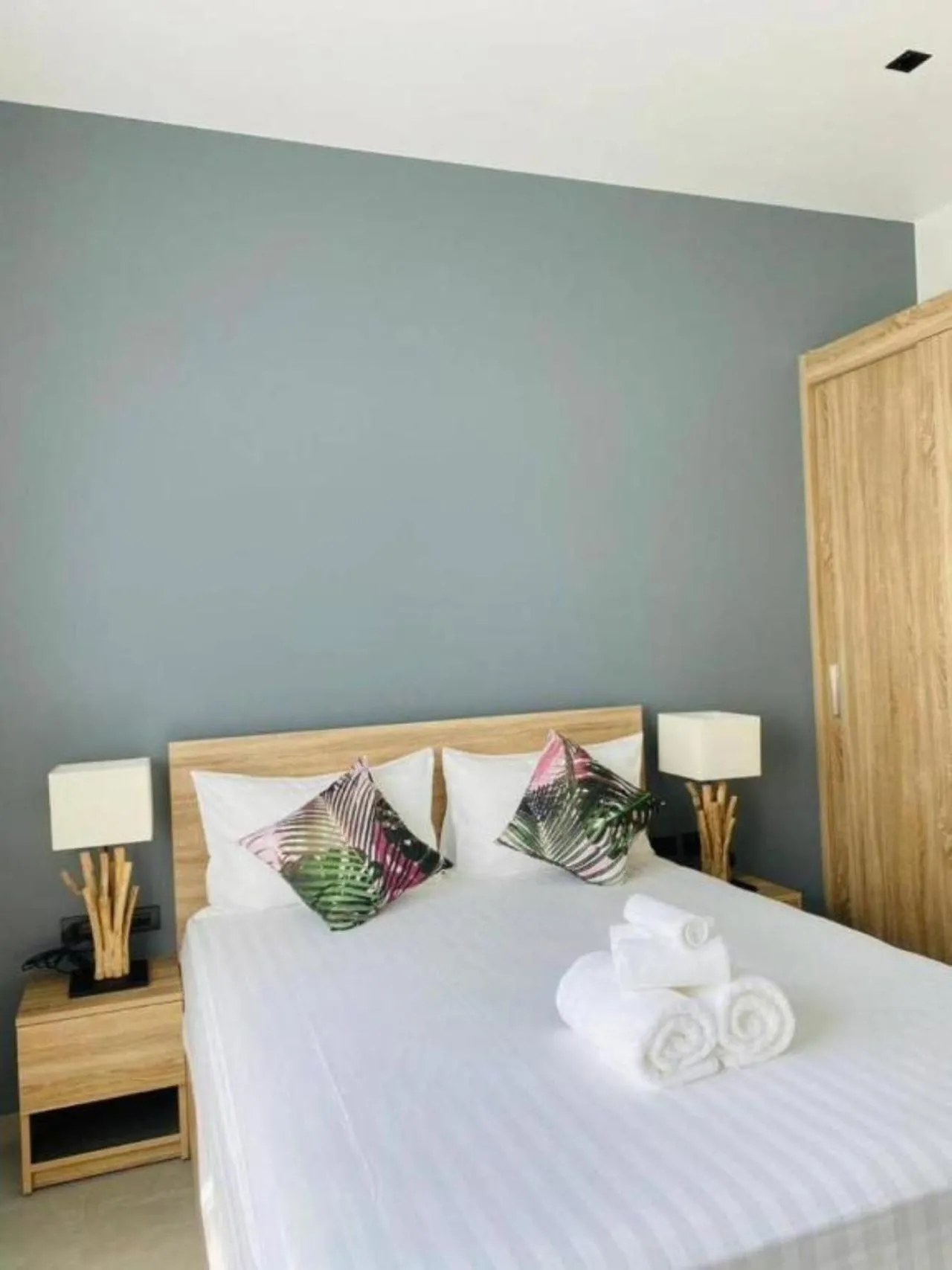 Bed in Sivana Gardens Villas Hua-Hin