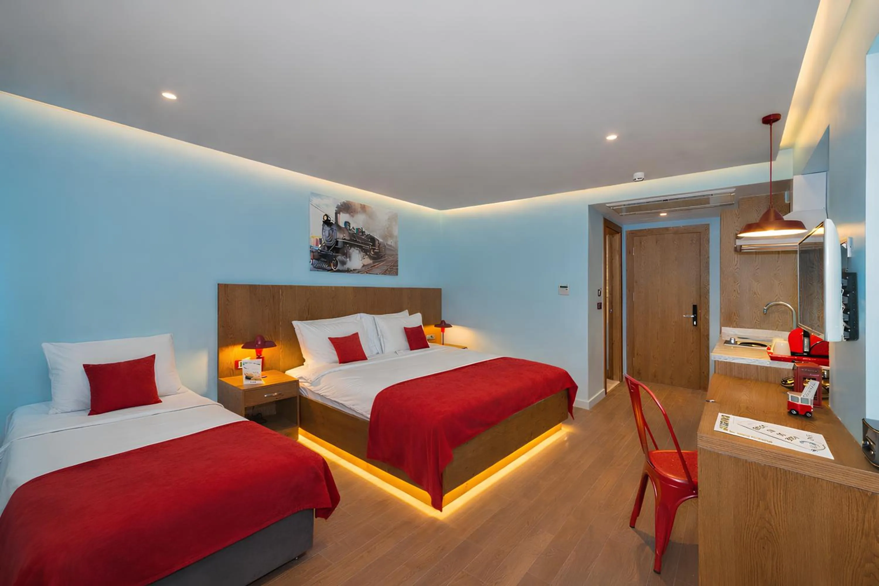 Bed in Taksim Istanbul Nis Hotel - Istiklal Street