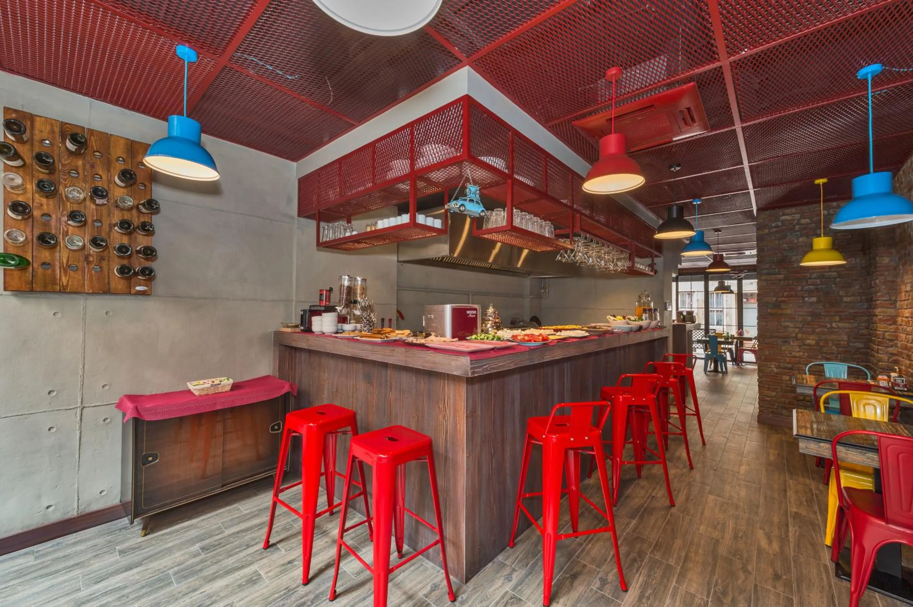 Buffet breakfast in Taksim Istanbul Nis Hotel - Istiklal Street