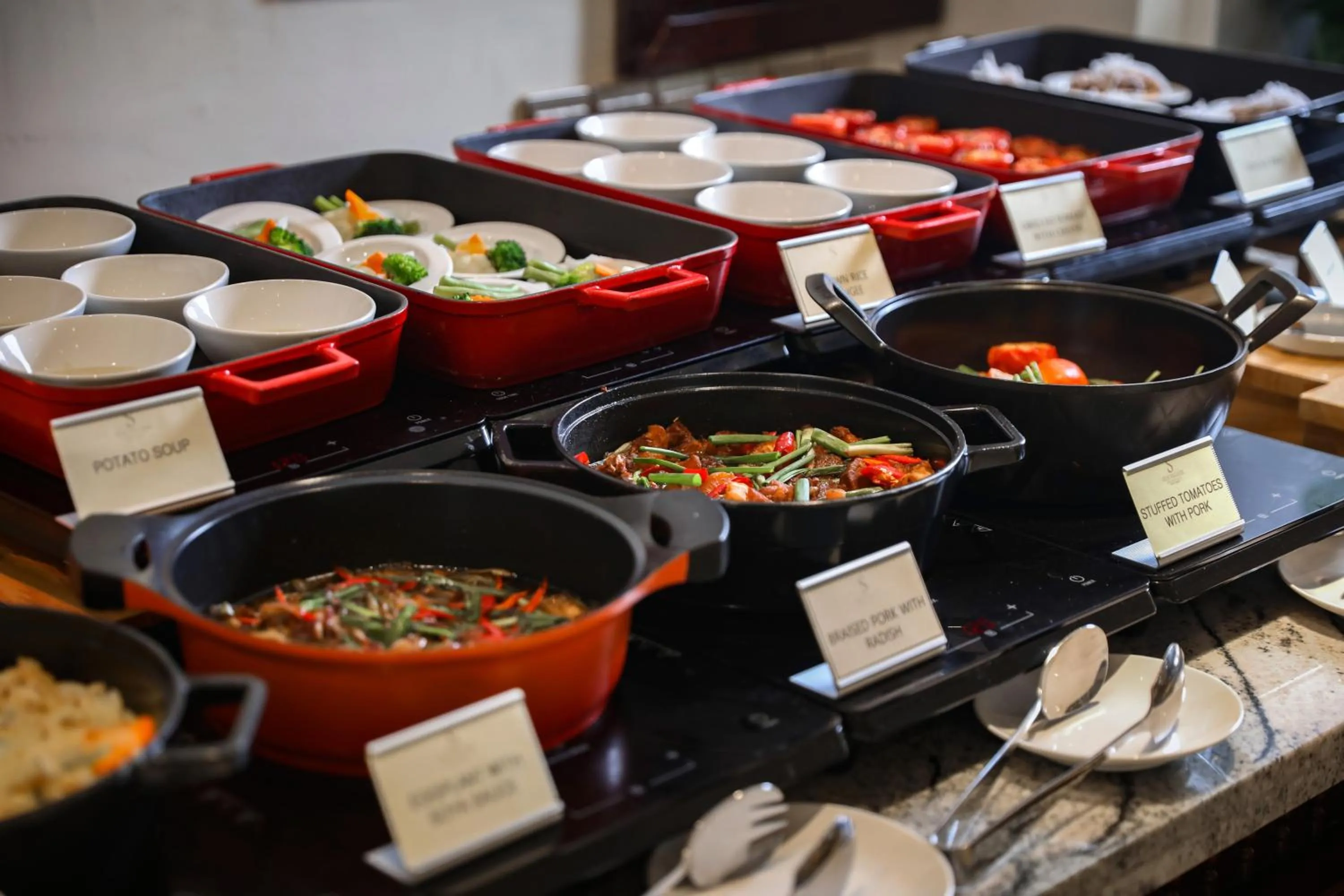 Buffet breakfast in Mulberry Collection Silk Village