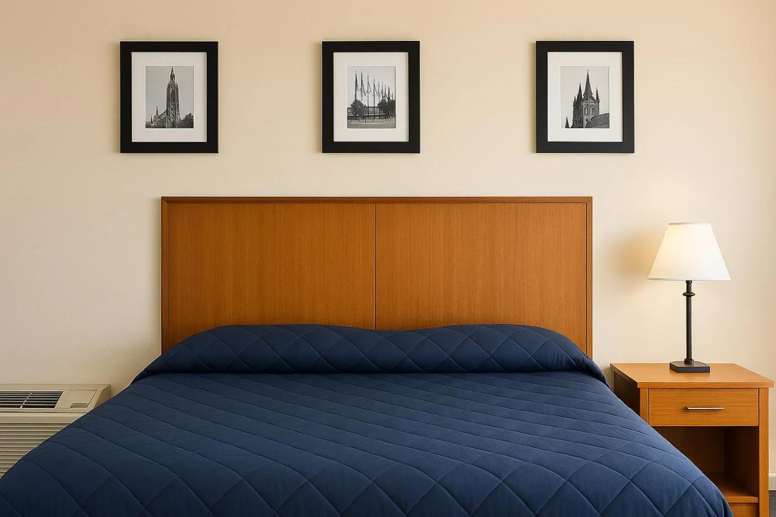 Bed in Country Host Inn