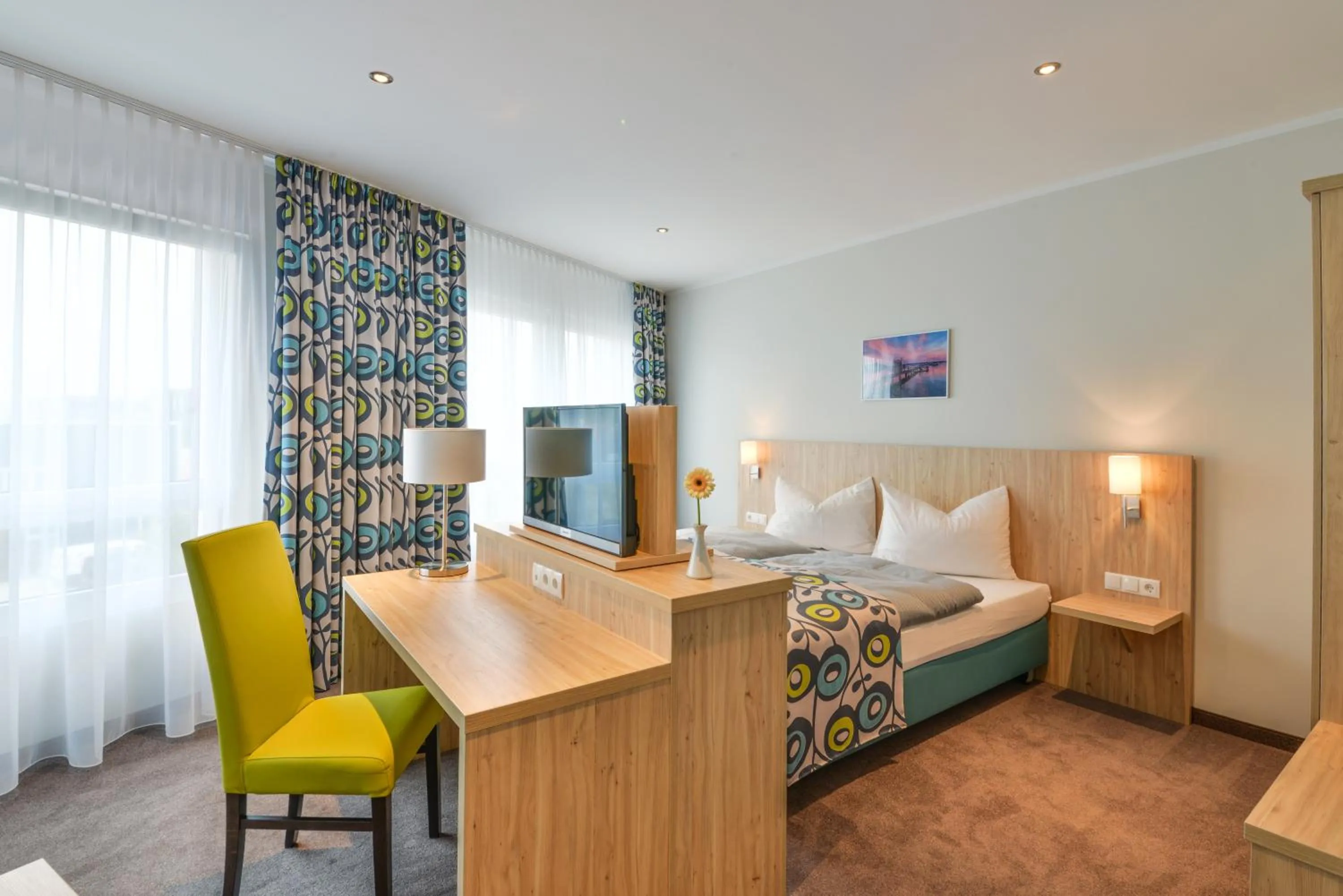 Photo of the whole room, Bed in Ammi Hotel Garni