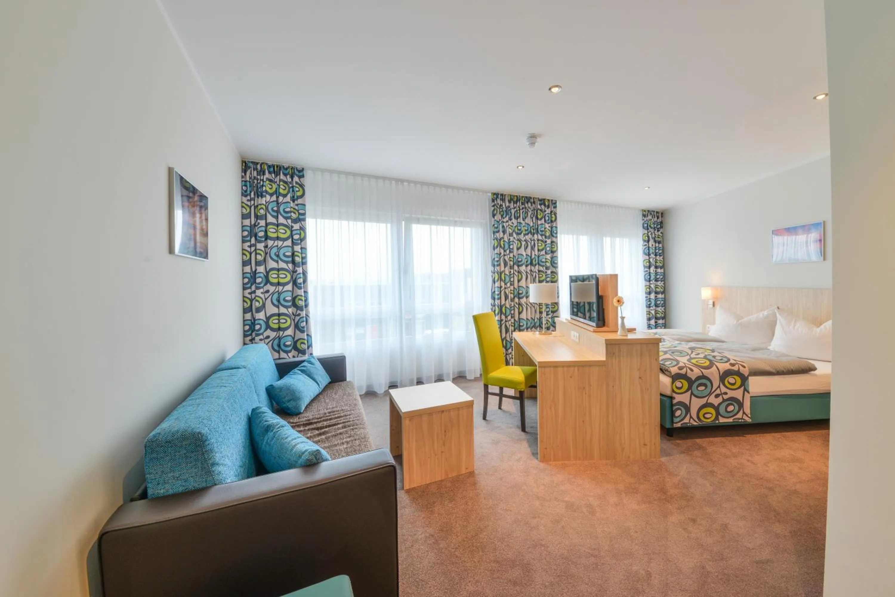 Photo of the whole room, Bed in Ammi Hotel Garni