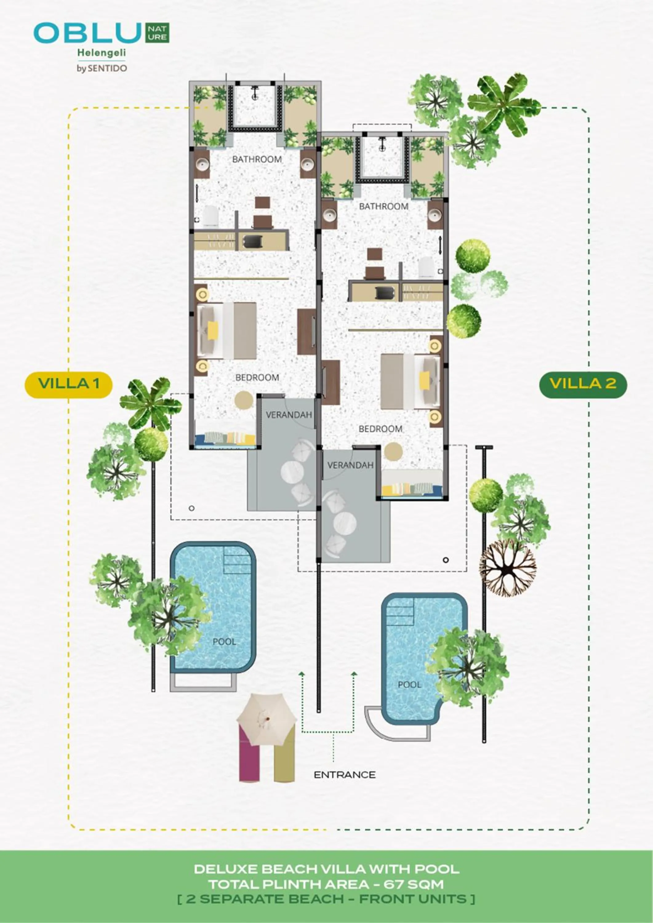 Floor plan in OBLU NATURE Helengeli-All-Inclusive with free Transfers