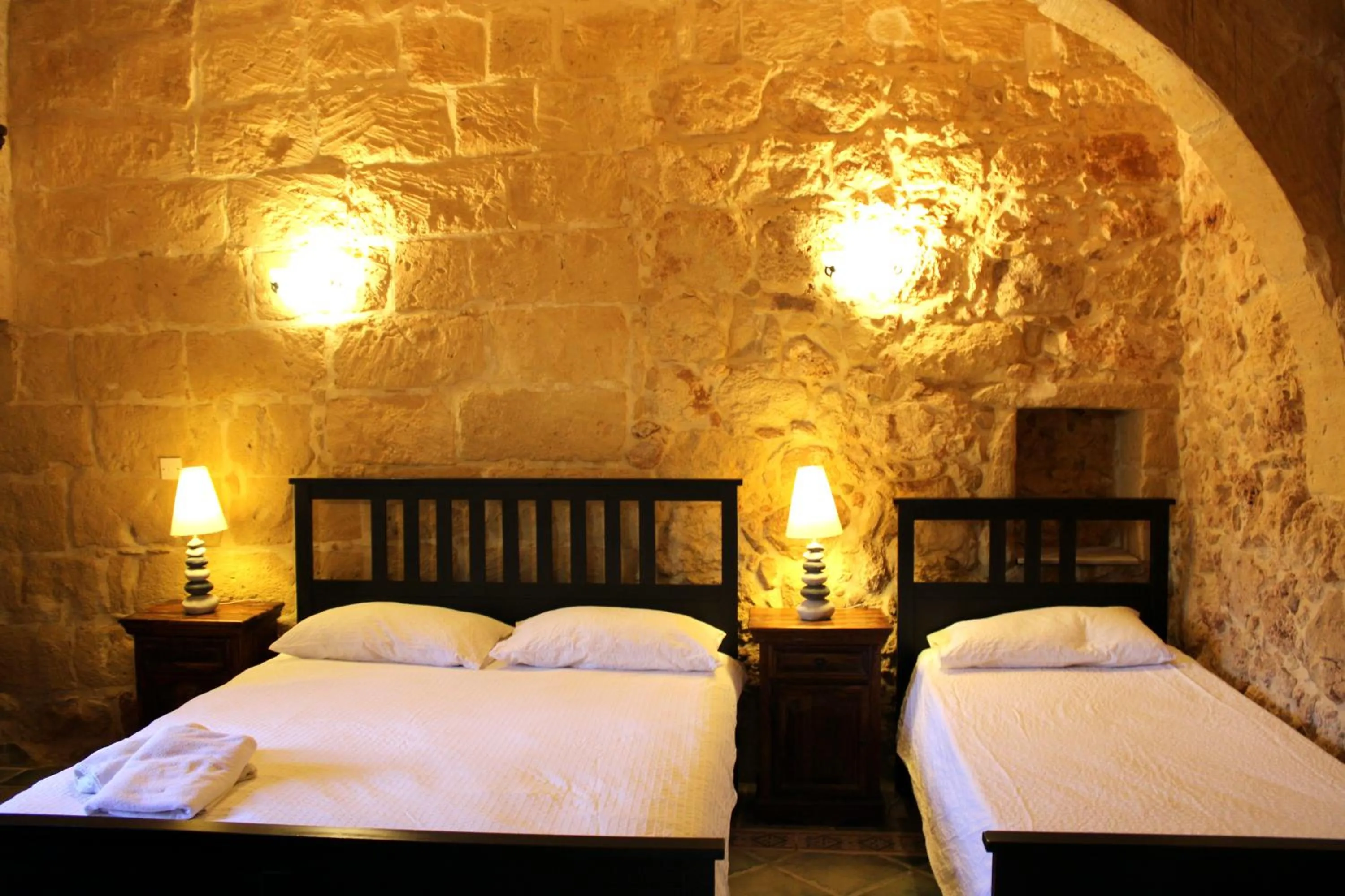 Bed in Il-Wileġ Bed & Breakfast