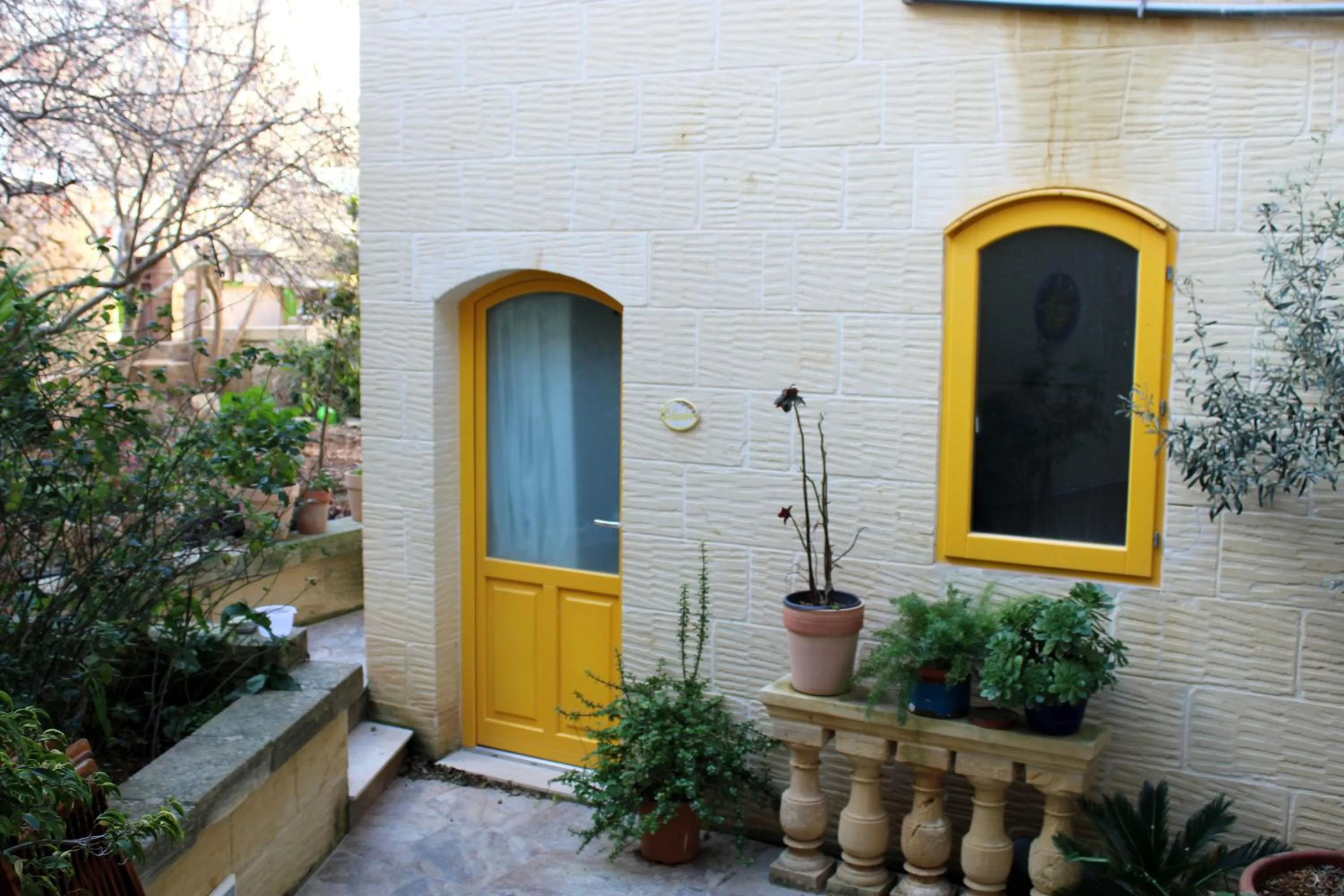 Garden in Il-Wileġ Bed & Breakfast