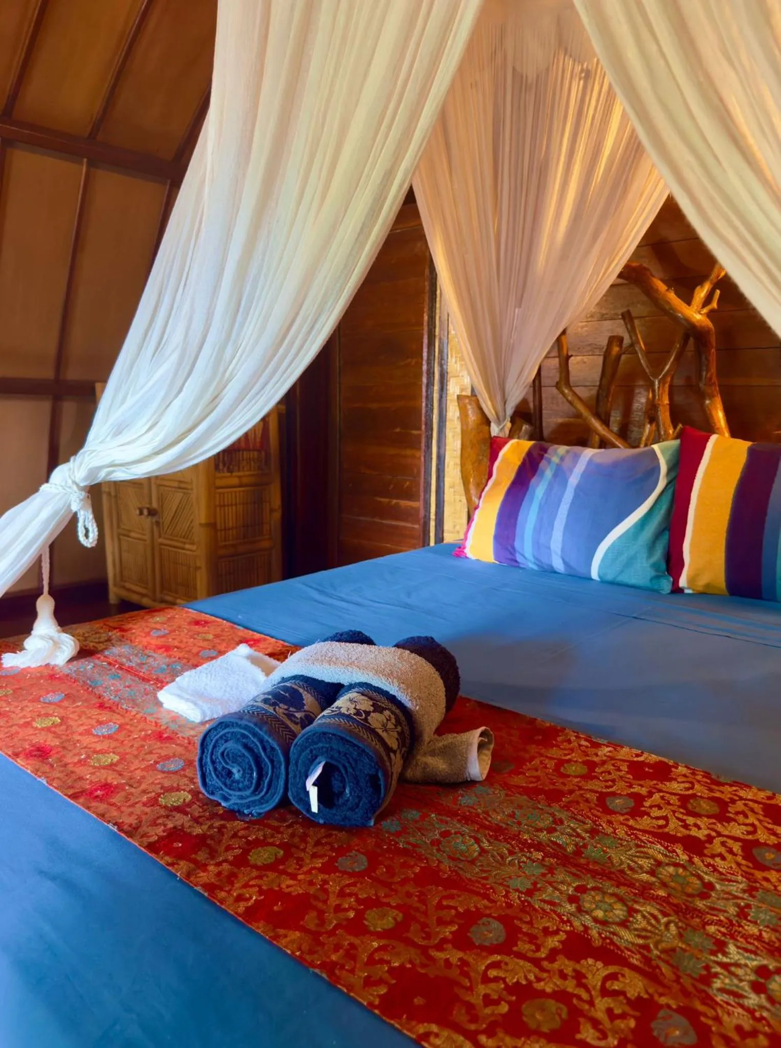 Bedroom, Bed in Kampung Meno Bungalows