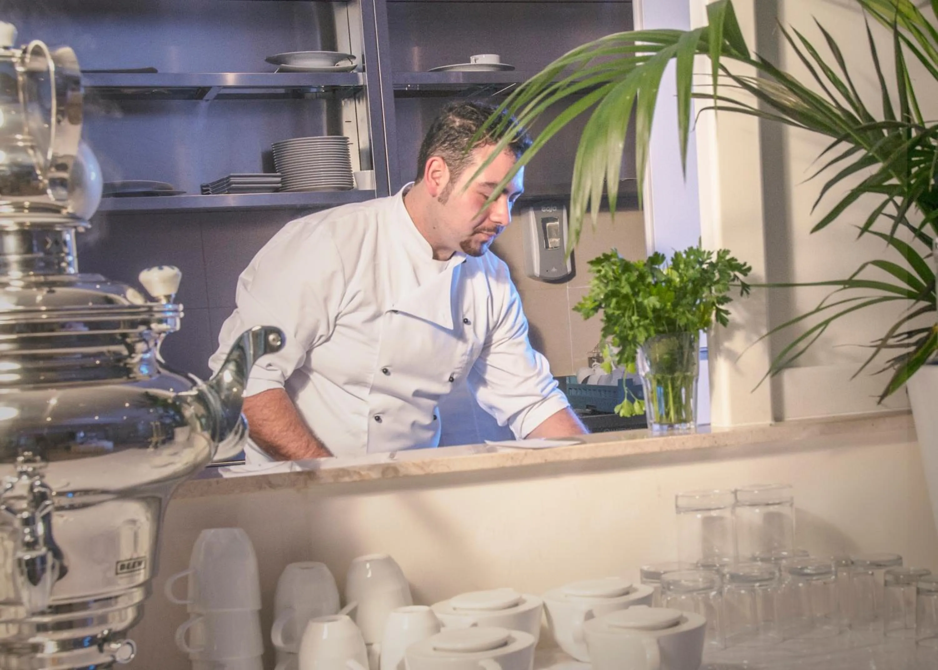 Dining area in Grand Hotel Palladium