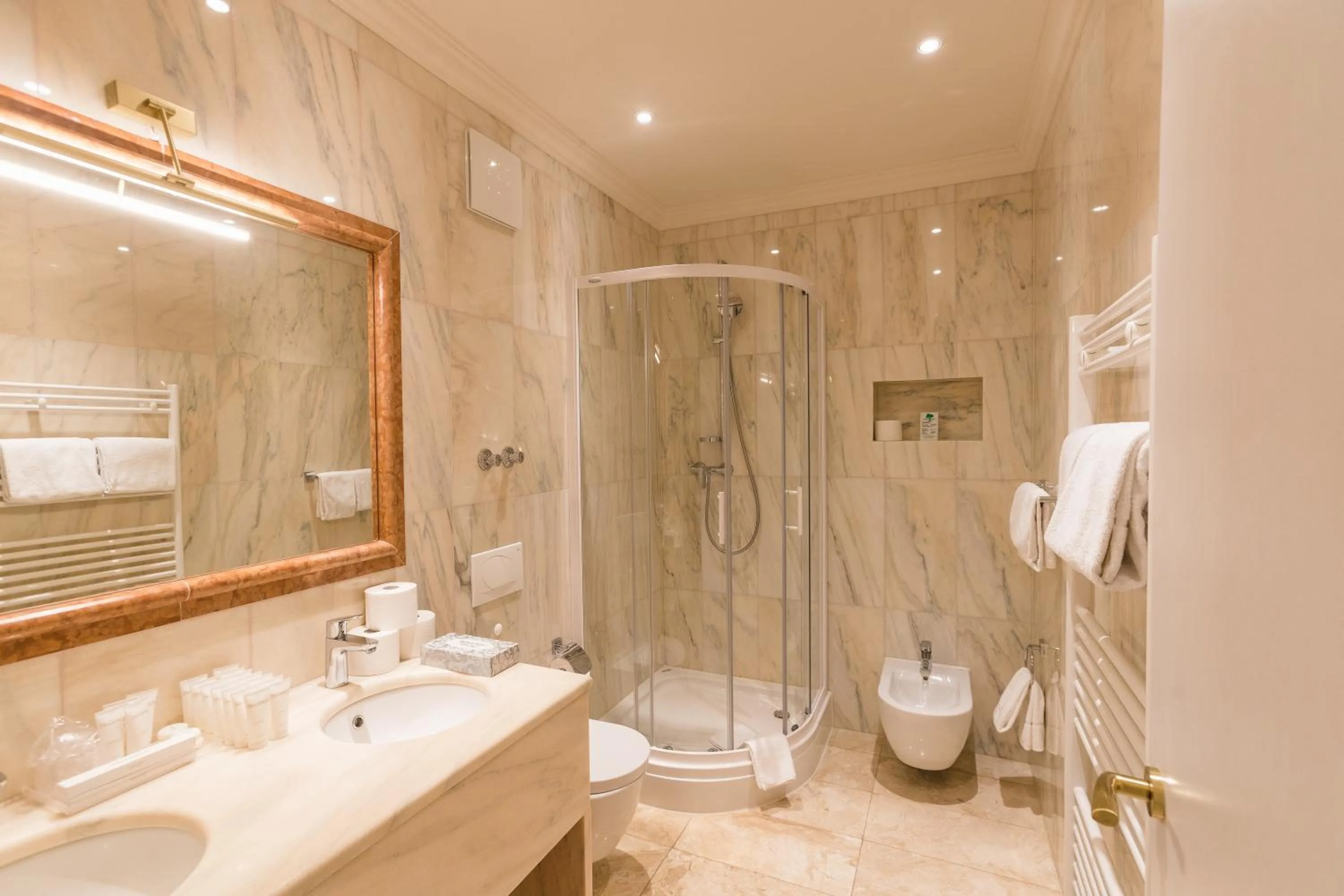 Bathroom in Grand Hotel Palladium