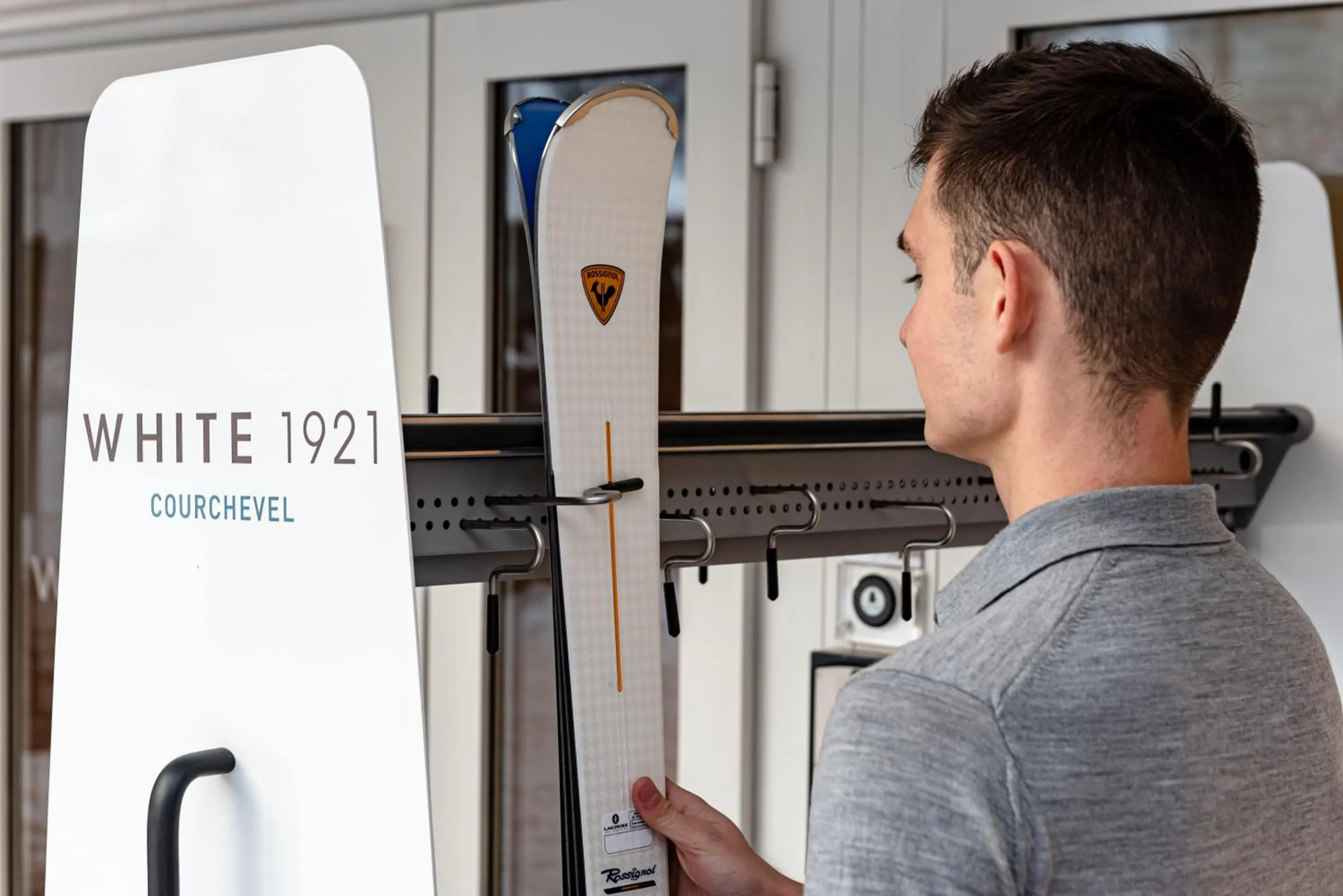 Skiing in White 1921 Courchevel