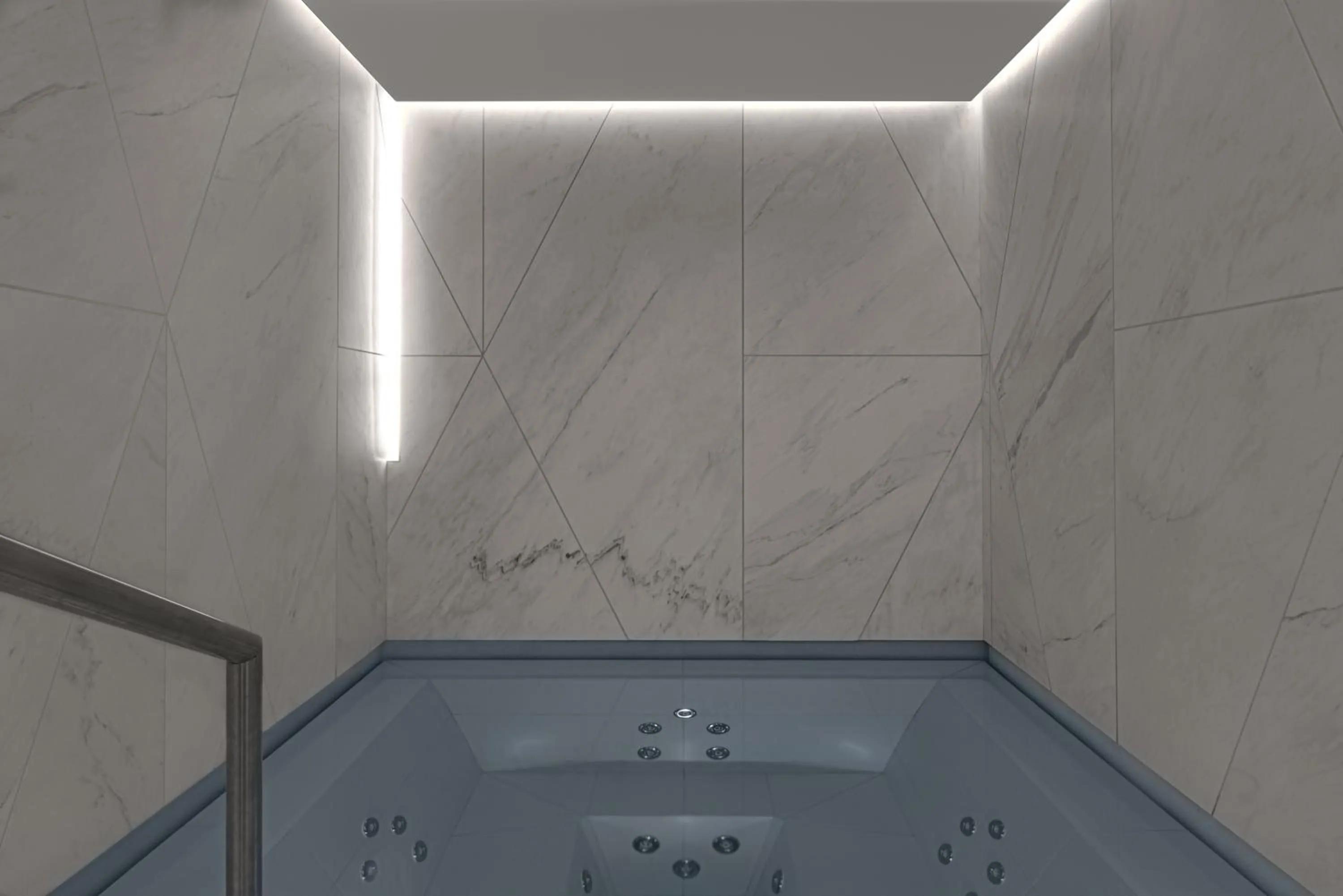 Hot Tub in White 1921 Courchevel